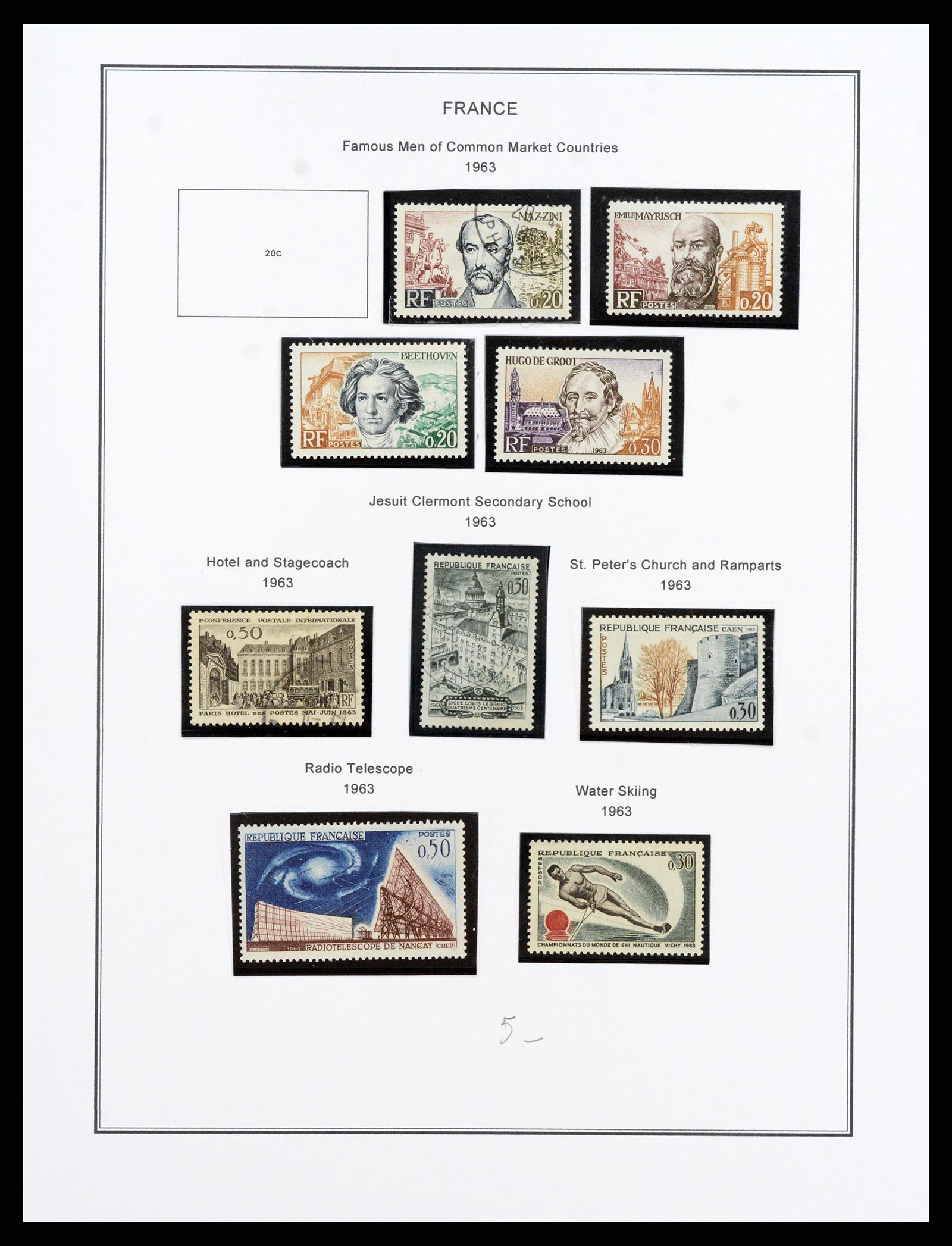 37913 112 - Postzegelverzameling 37913 Frankrijk 1849-2000.