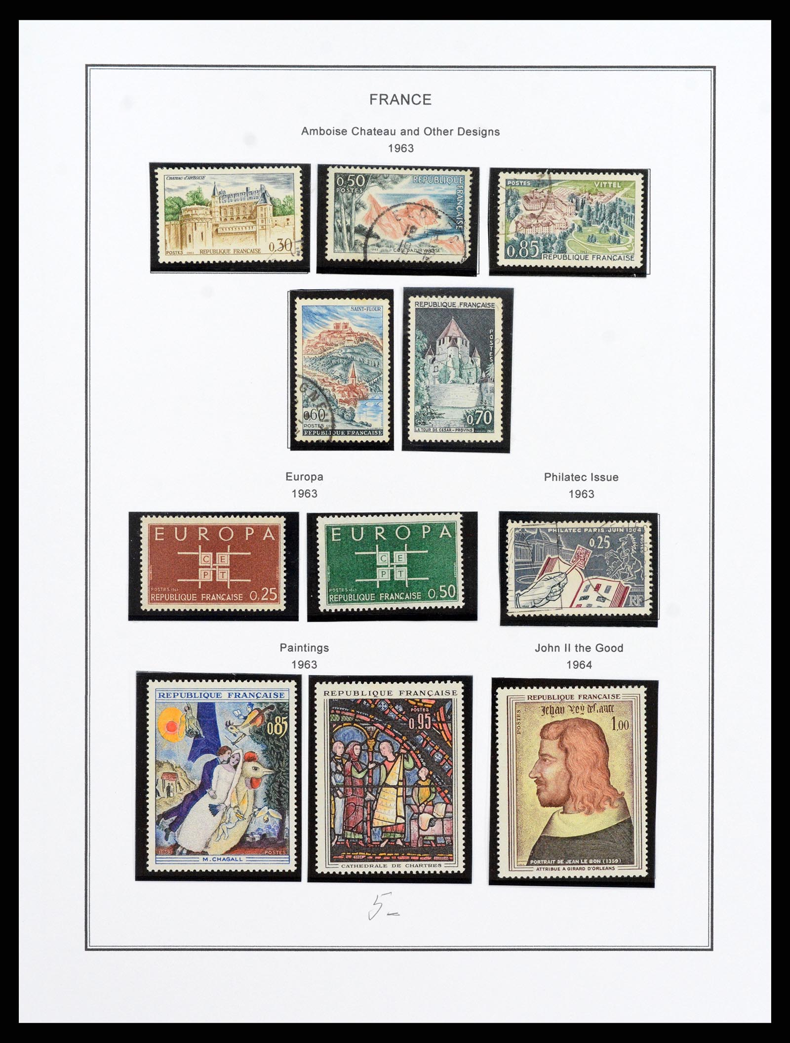 37913 113 - Postzegelverzameling 37913 Frankrijk 1849-2000.