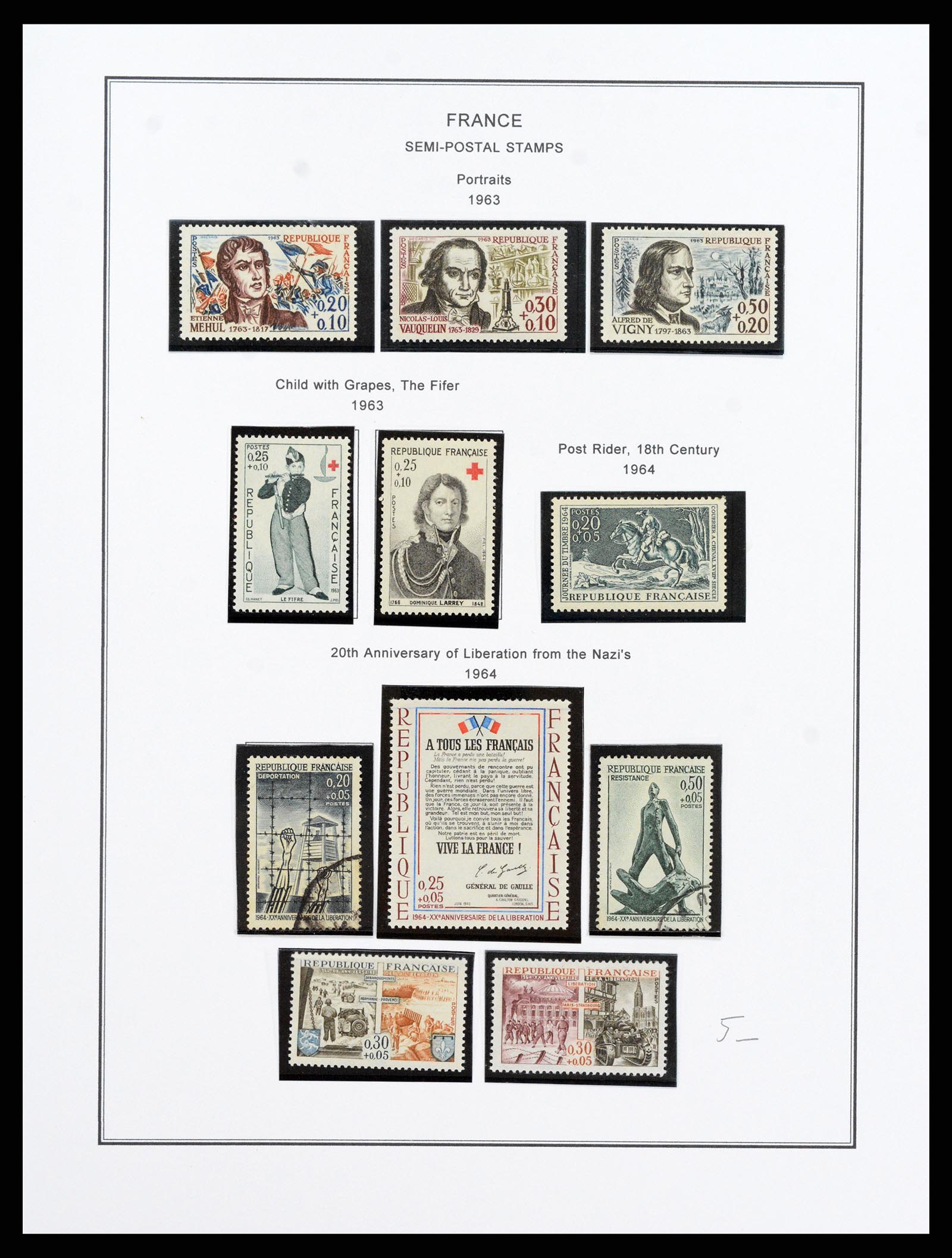 37913 114 - Postzegelverzameling 37913 Frankrijk 1849-2000.