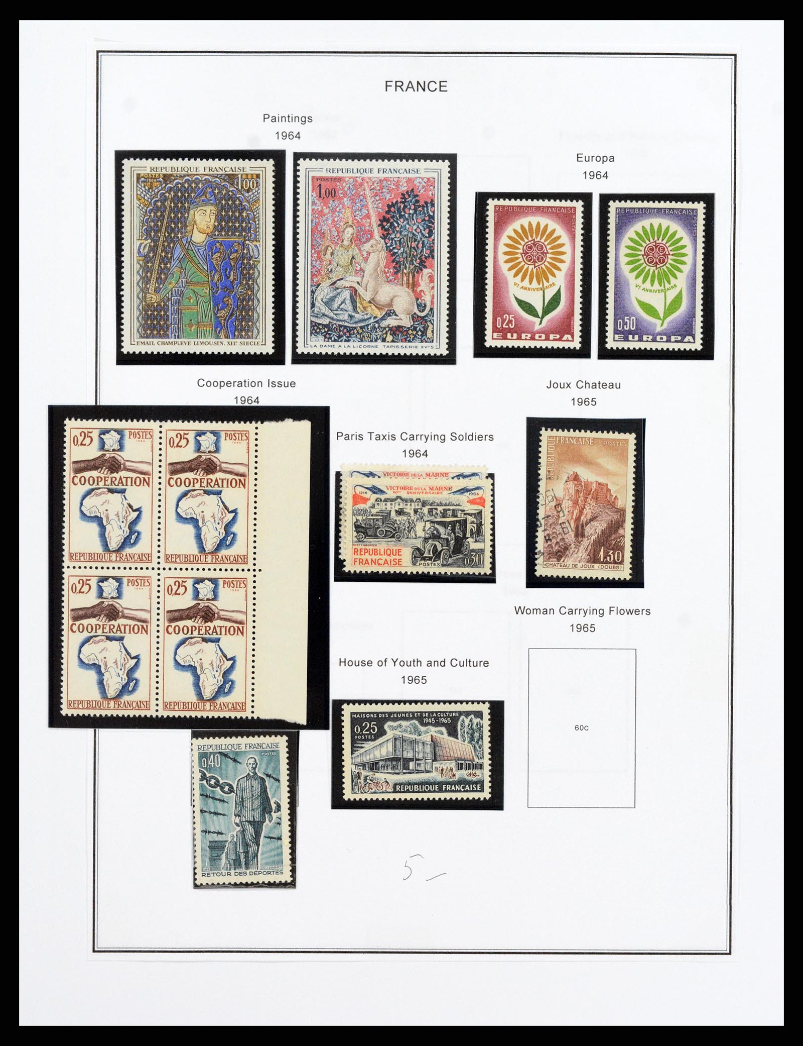 37913 116 - Postzegelverzameling 37913 Frankrijk 1849-2000.