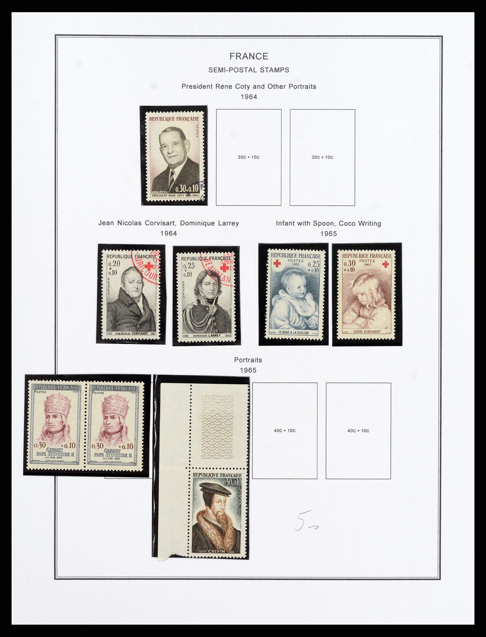 37913 117 - Postzegelverzameling 37913 Frankrijk 1849-2000.