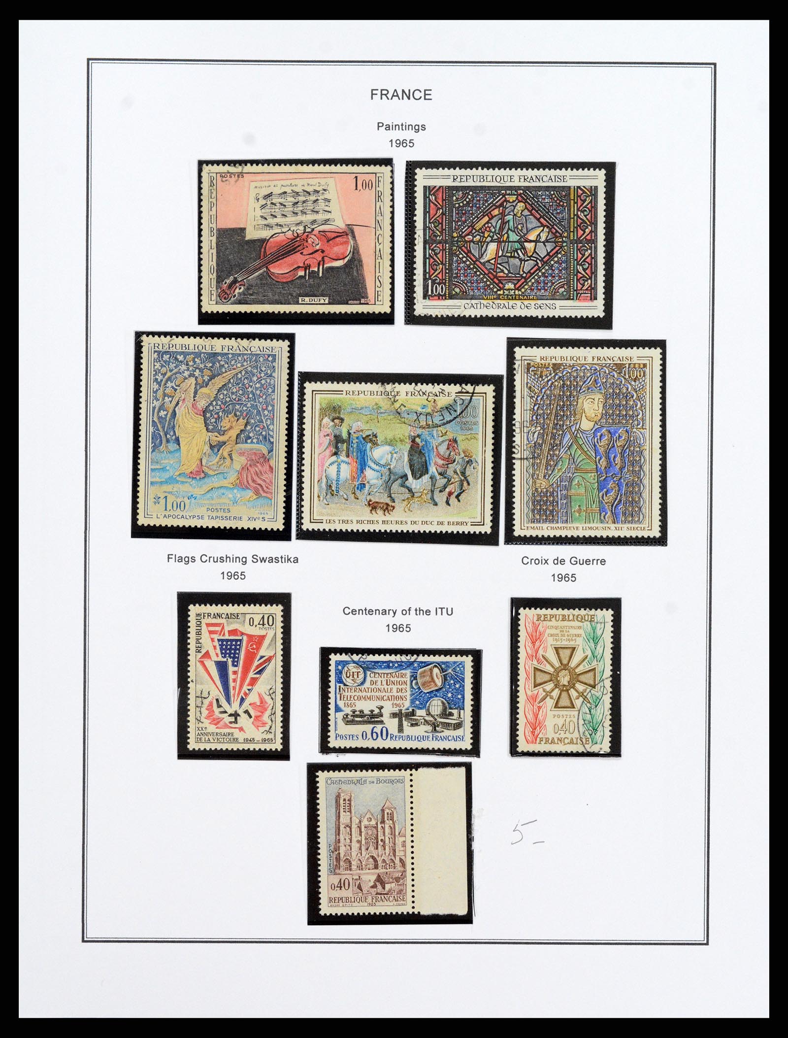 37913 119 - Postzegelverzameling 37913 Frankrijk 1849-2000.