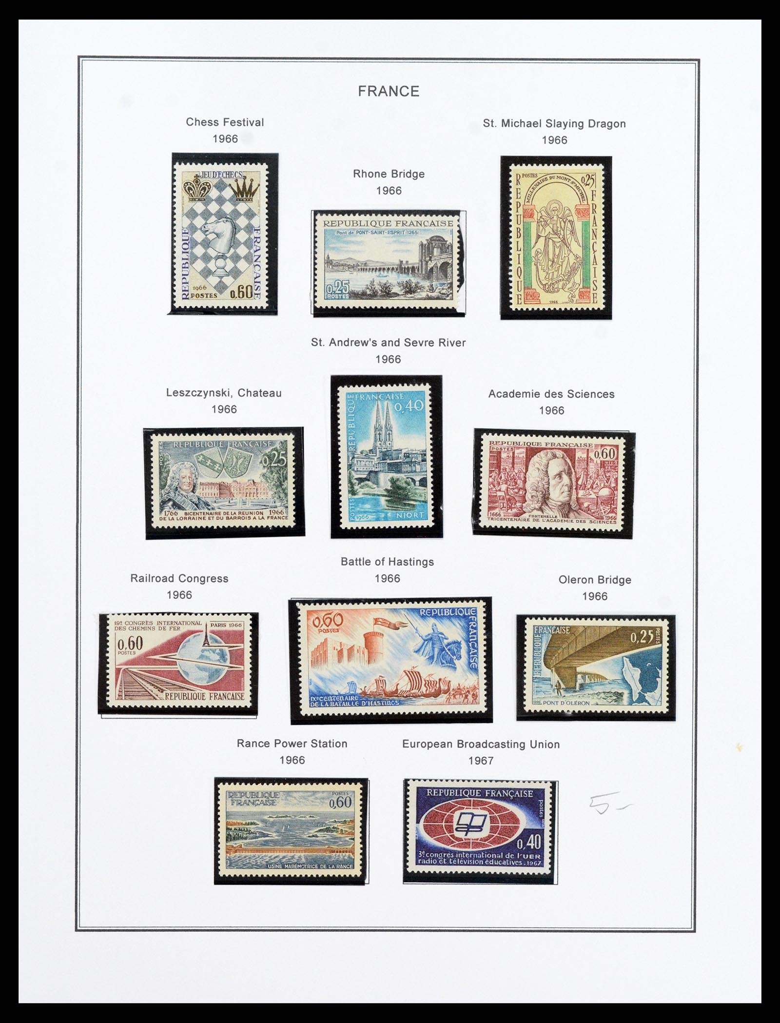 37913 122 - Postzegelverzameling 37913 Frankrijk 1849-2000.