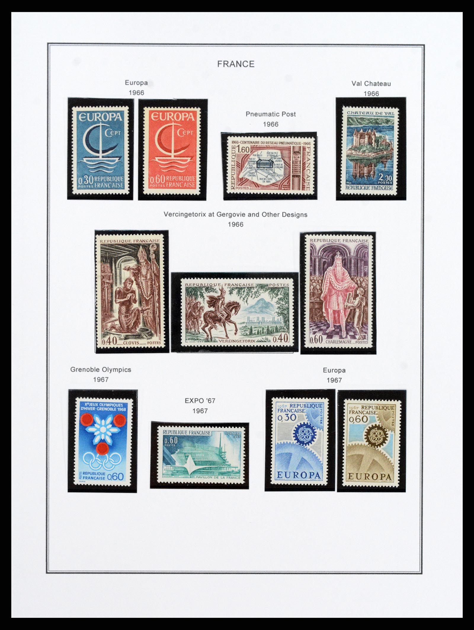 37913 123 - Postzegelverzameling 37913 Frankrijk 1849-2000.