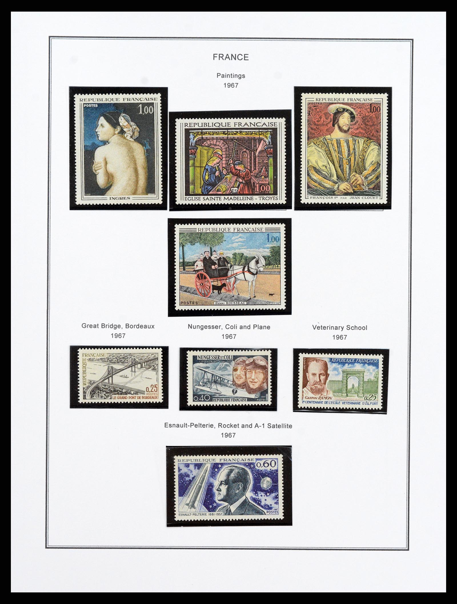37913 124 - Postzegelverzameling 37913 Frankrijk 1849-2000.