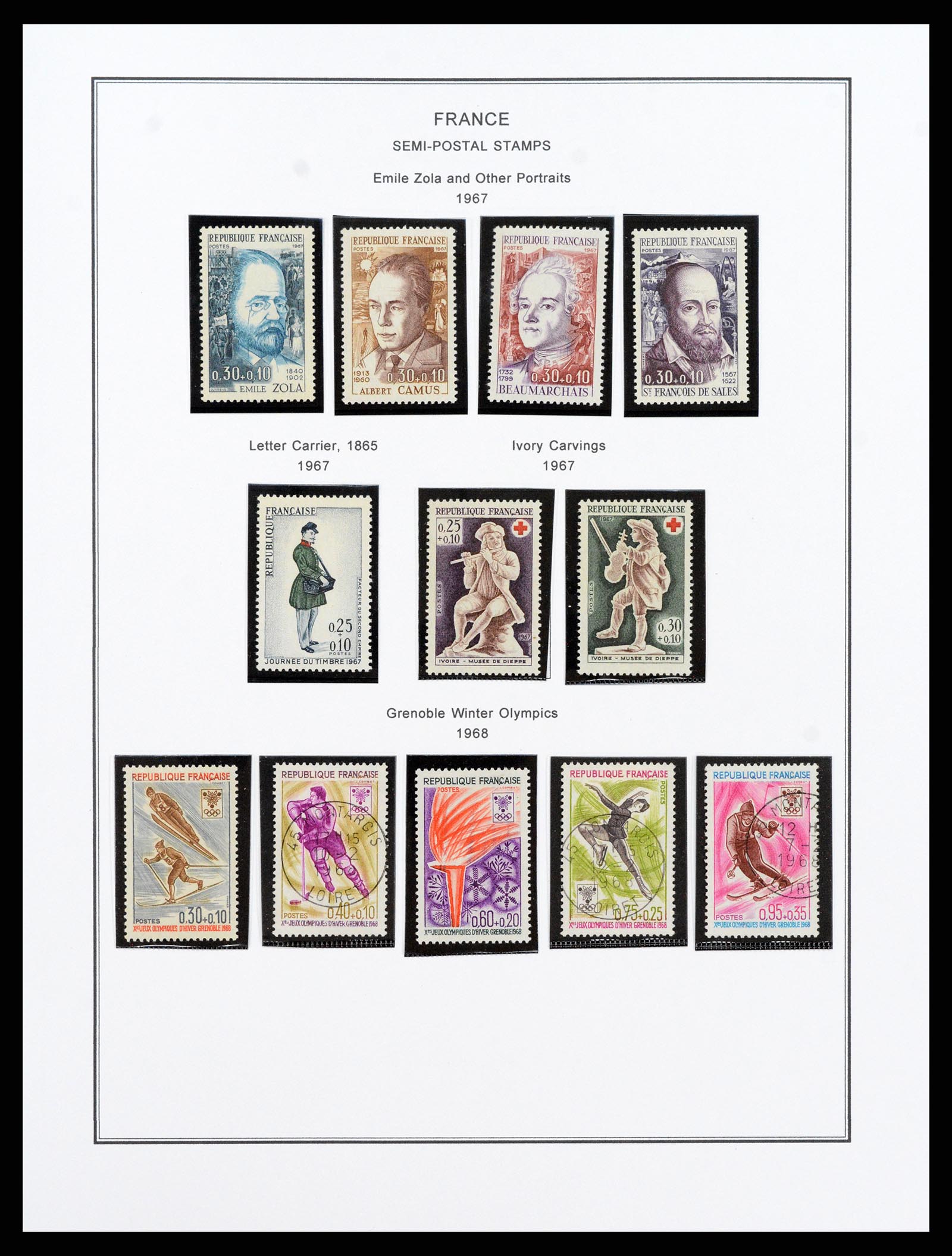 37913 127 - Postzegelverzameling 37913 Frankrijk 1849-2000.