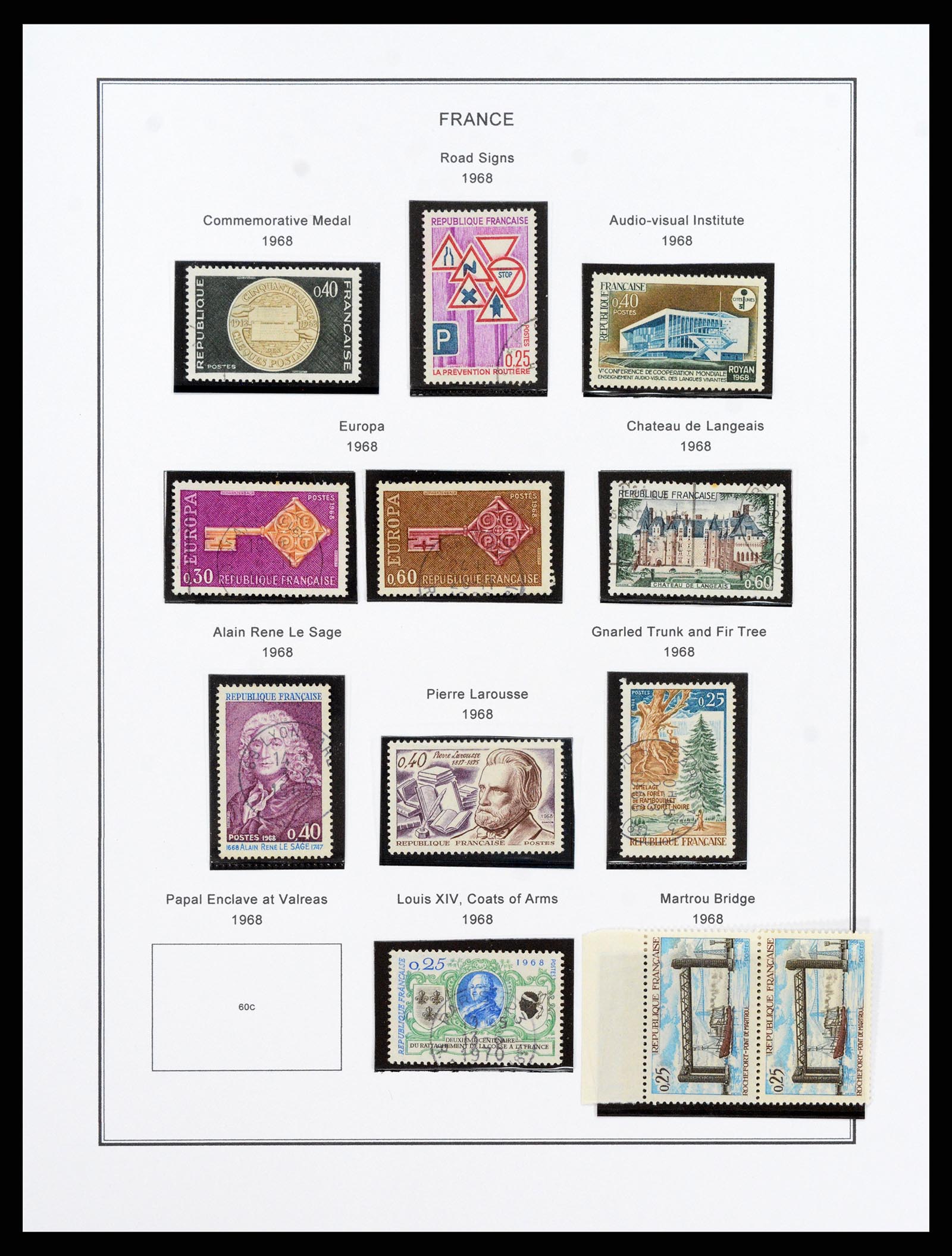 37913 128 - Postzegelverzameling 37913 Frankrijk 1849-2000.