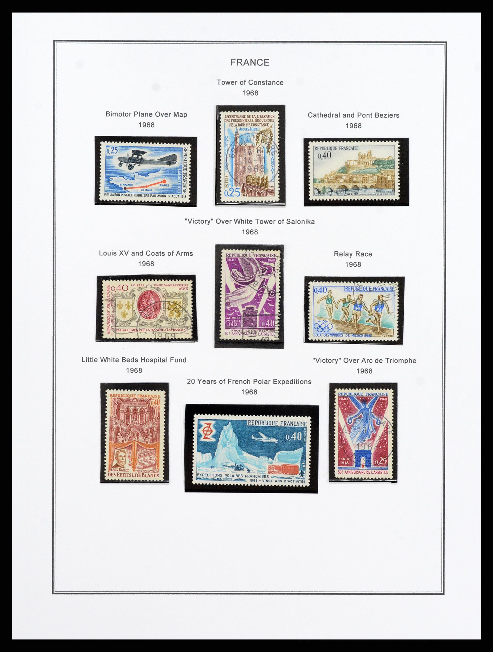 37913 130 - Postzegelverzameling 37913 Frankrijk 1849-2000.