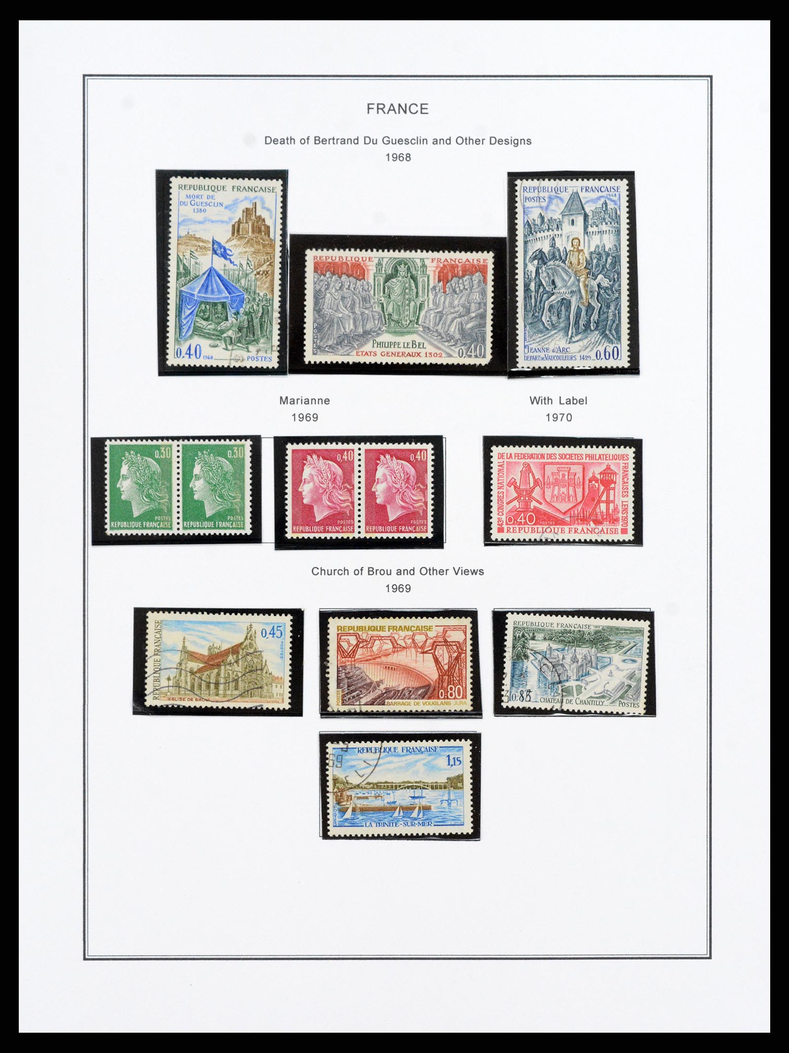 37913 131 - Postzegelverzameling 37913 Frankrijk 1849-2000.