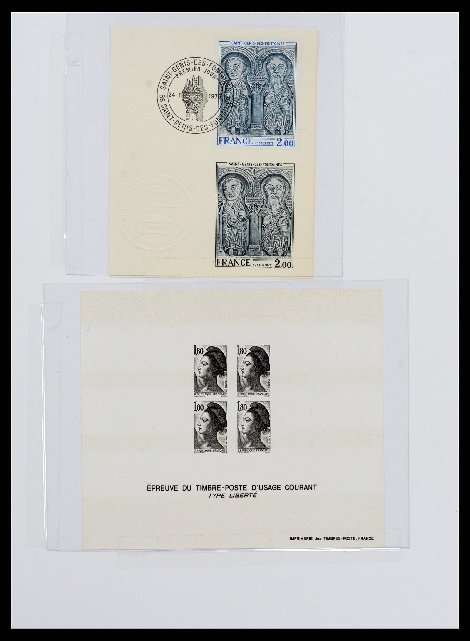 37913 135 - Postzegelverzameling 37913 Frankrijk 1849-2000.
