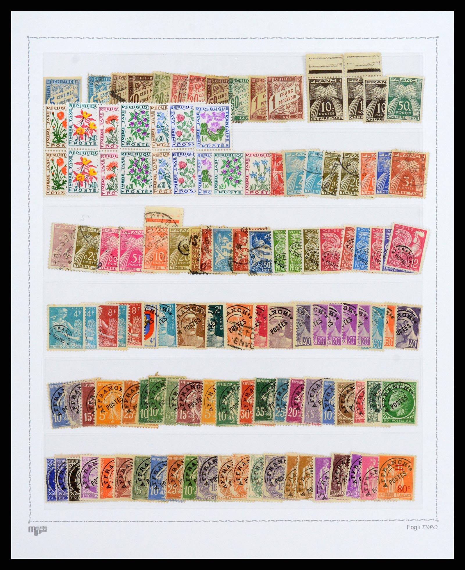 37913 142 - Postzegelverzameling 37913 Frankrijk 1849-2000.