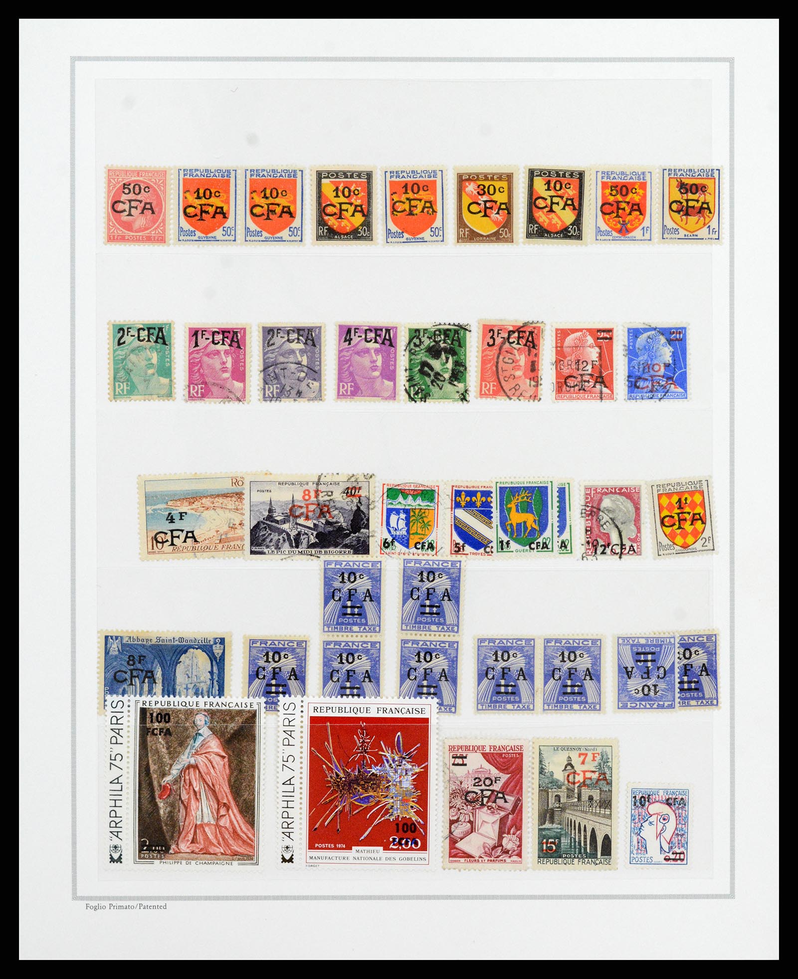 37913 145 - Postzegelverzameling 37913 Frankrijk 1849-2000.
