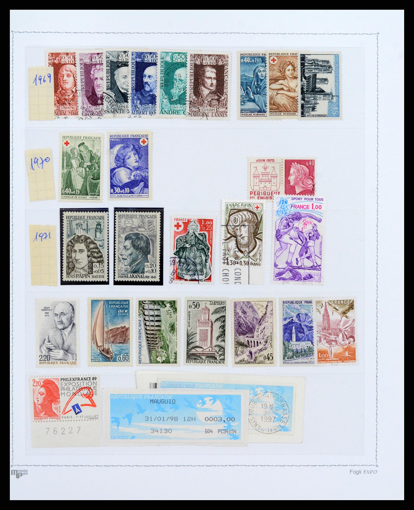 37913 147 - Postzegelverzameling 37913 Frankrijk 1849-2000.