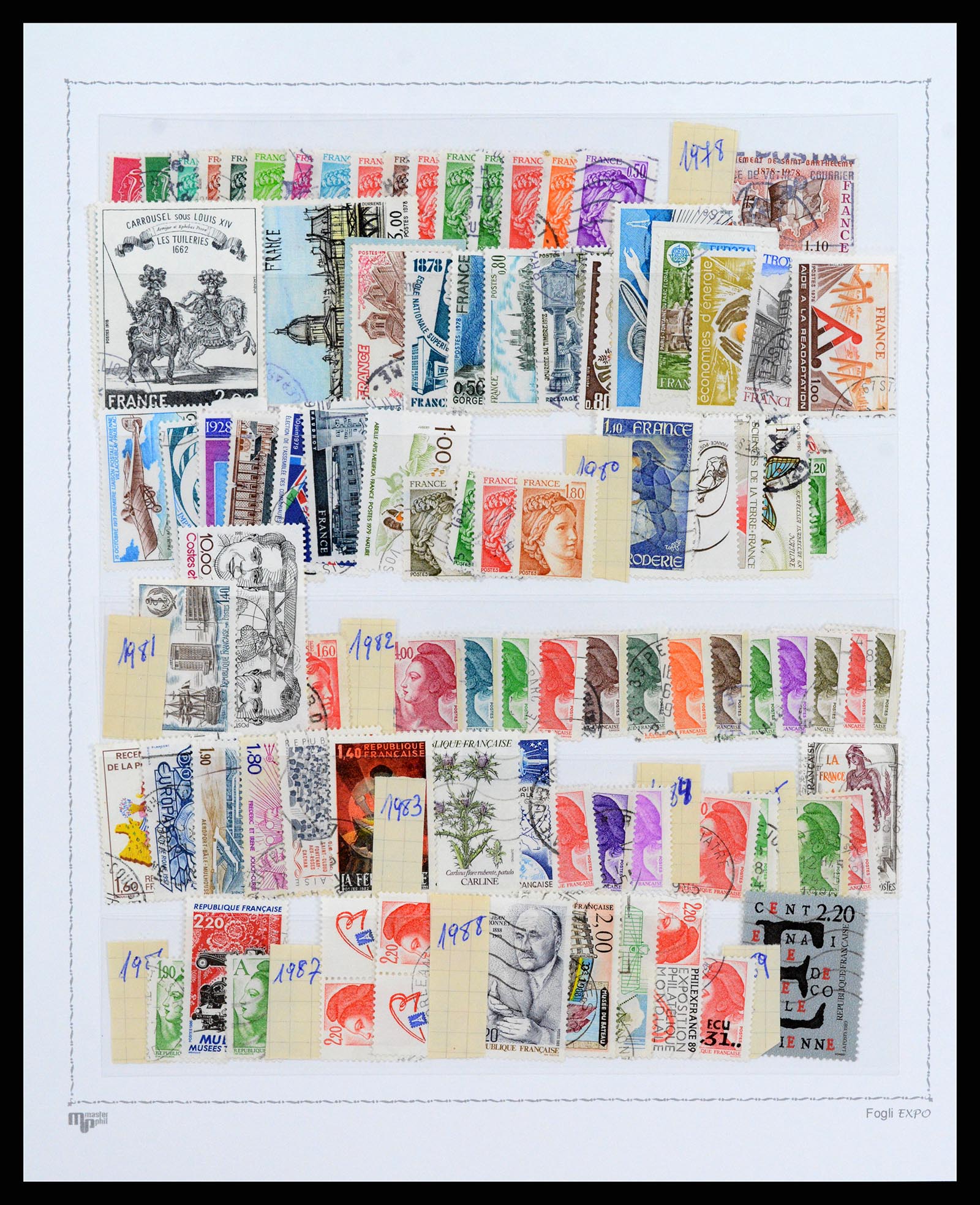 37913 151 - Postzegelverzameling 37913 Frankrijk 1849-2000.