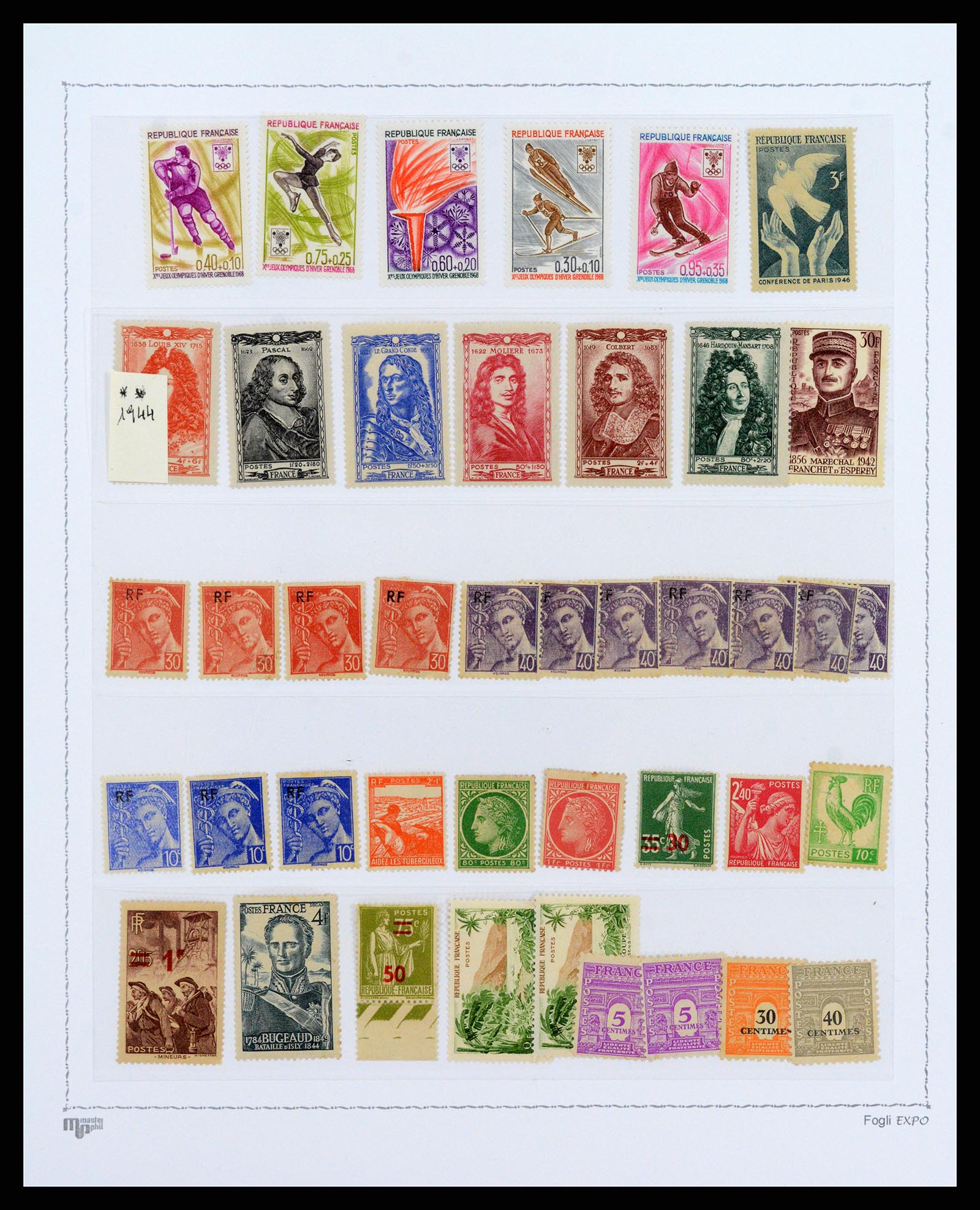 37913 155 - Postzegelverzameling 37913 Frankrijk 1849-2000.