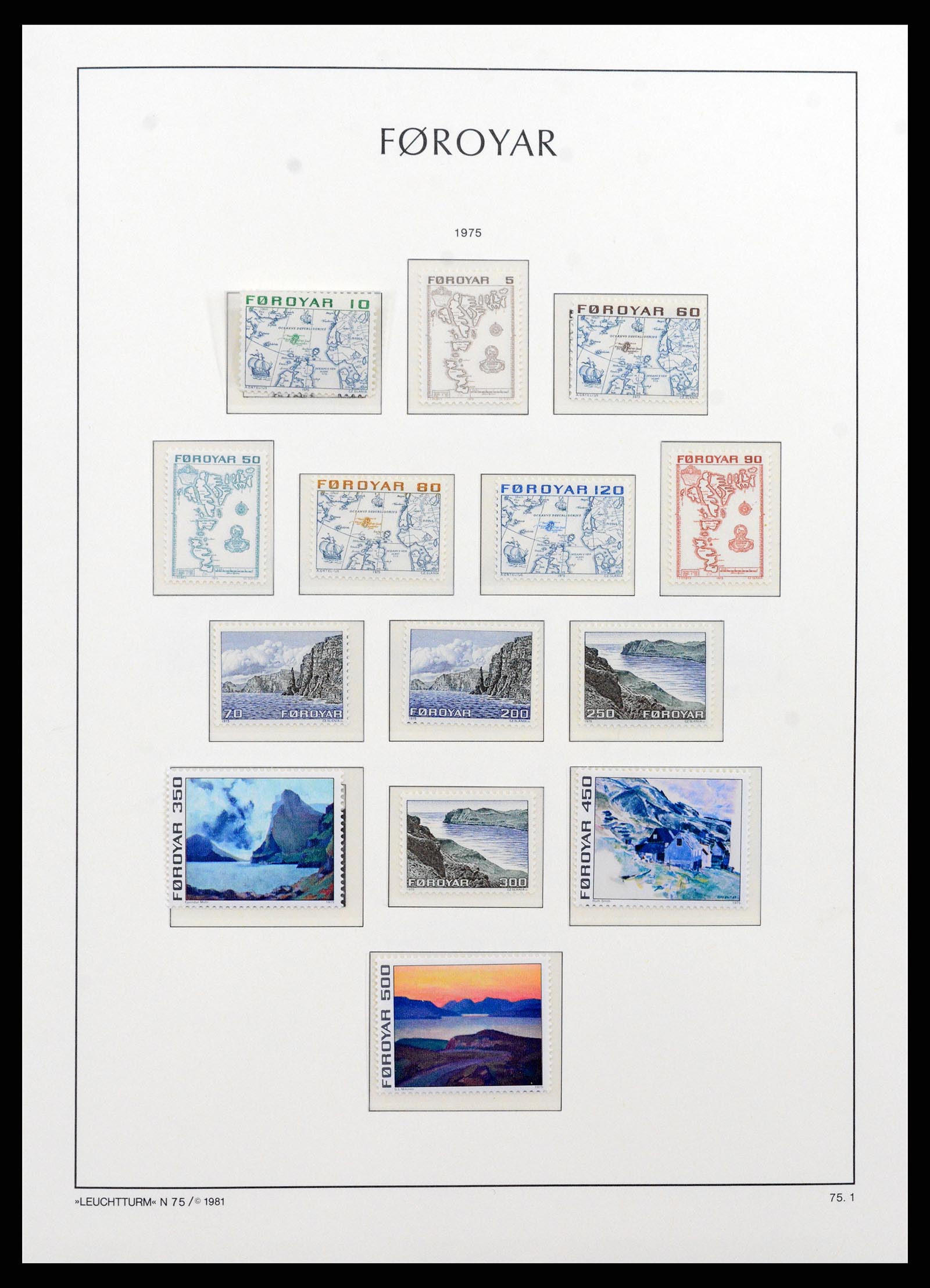 37917 001 - Stamp Collection 37917 Faroe Islands 1975-2014.