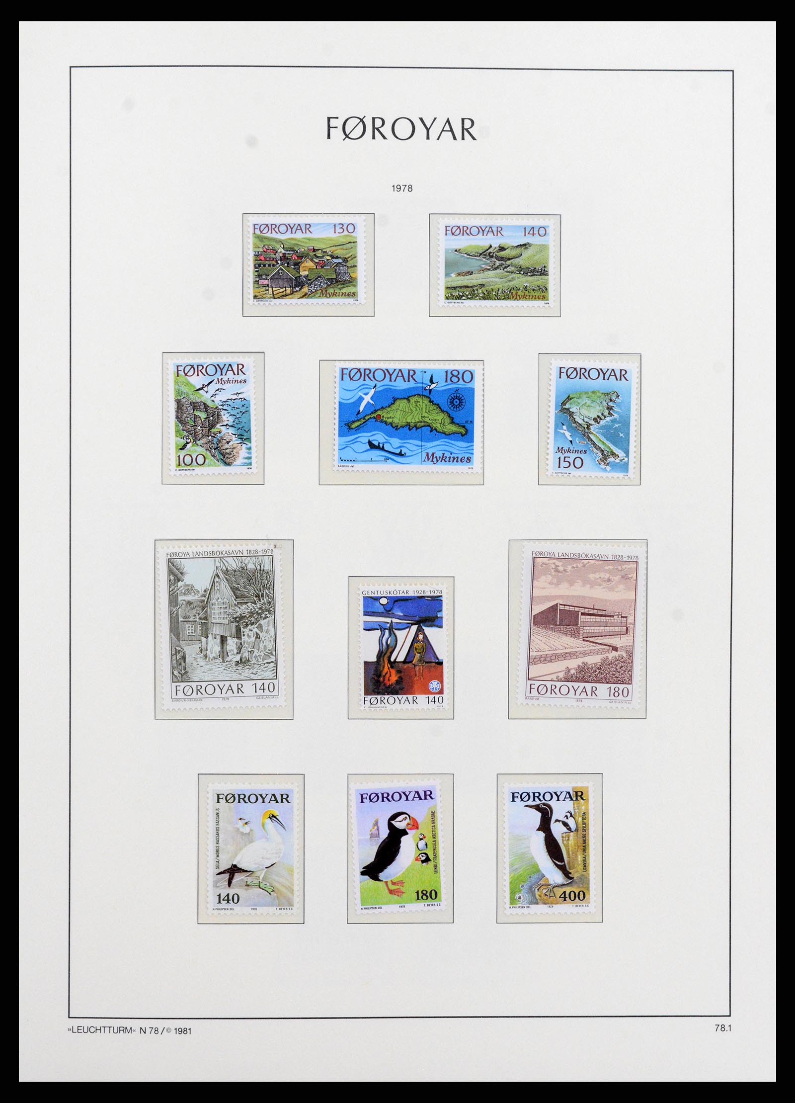 37917 003 - Stamp Collection 37917 Faroe Islands 1975-2014.