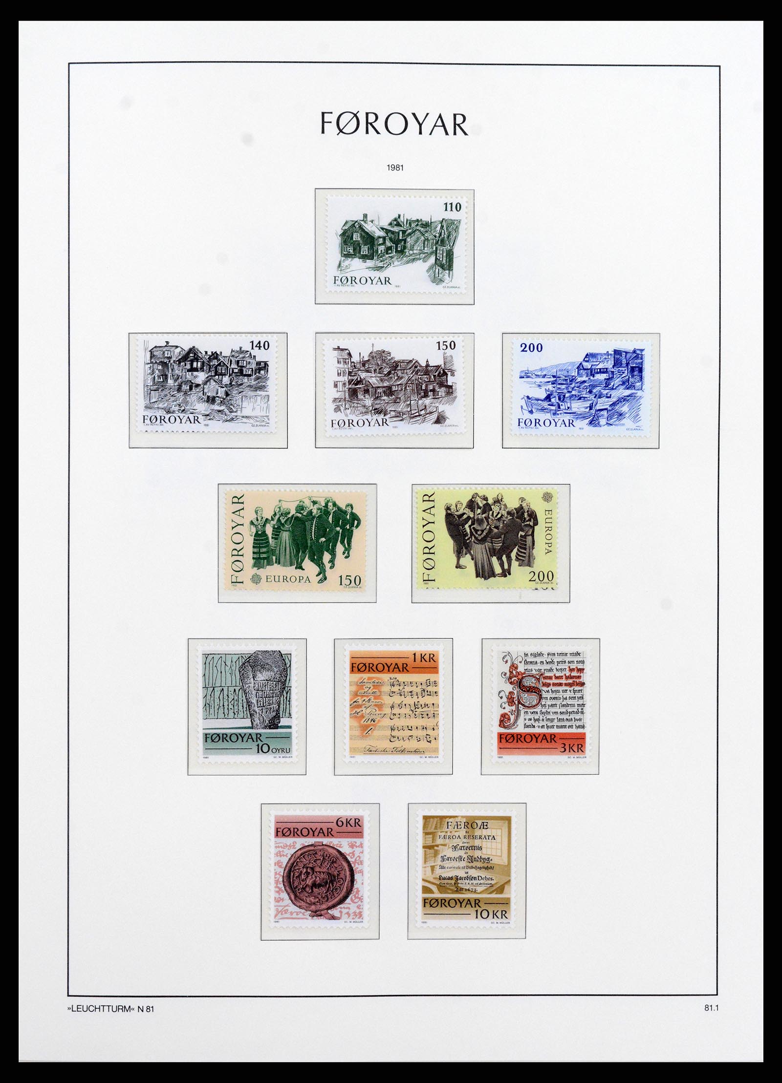 37917 005 - Stamp Collection 37917 Faroe Islands 1975-2014.
