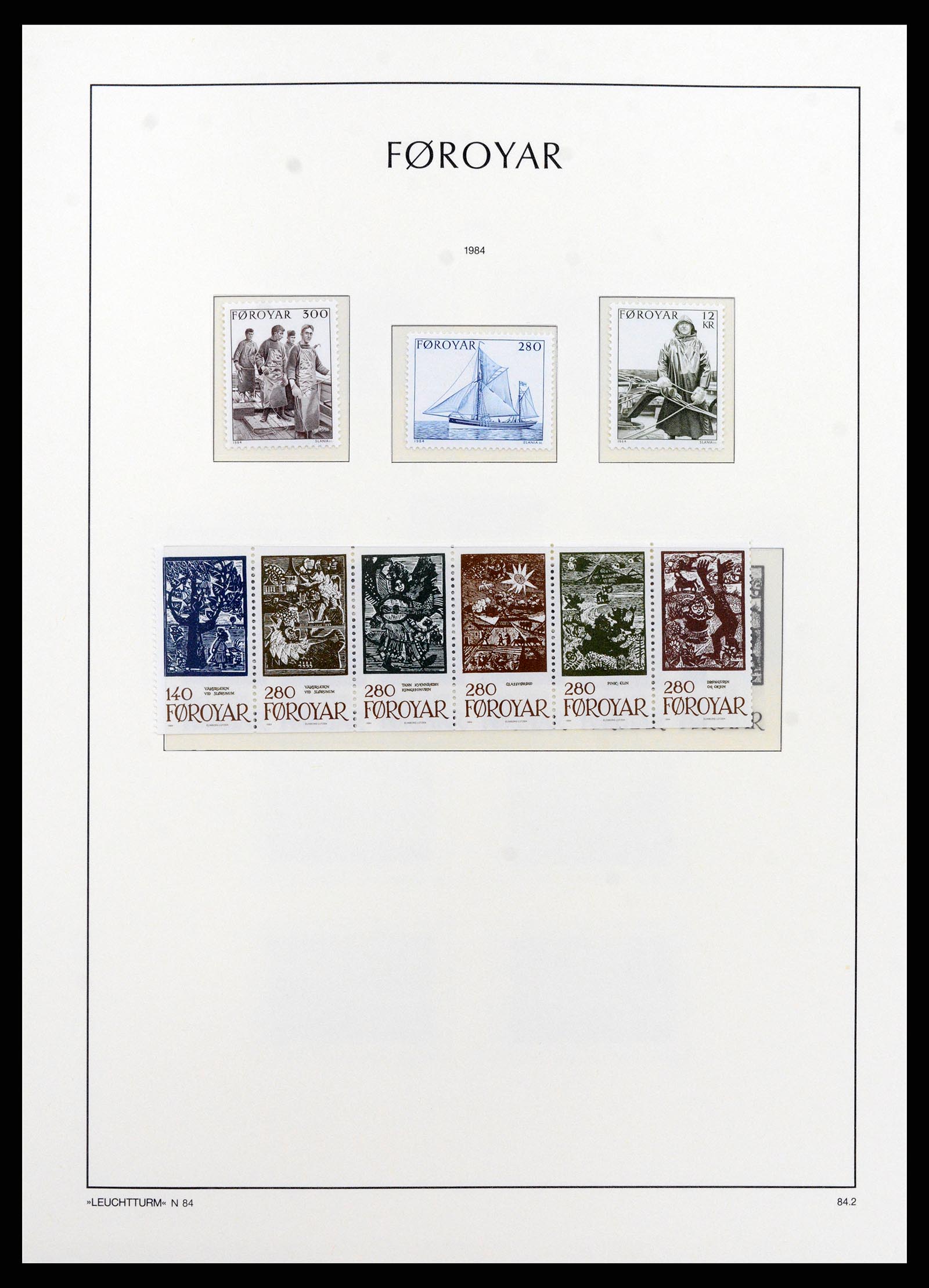37917 010 - Stamp Collection 37917 Faroe Islands 1975-2014.