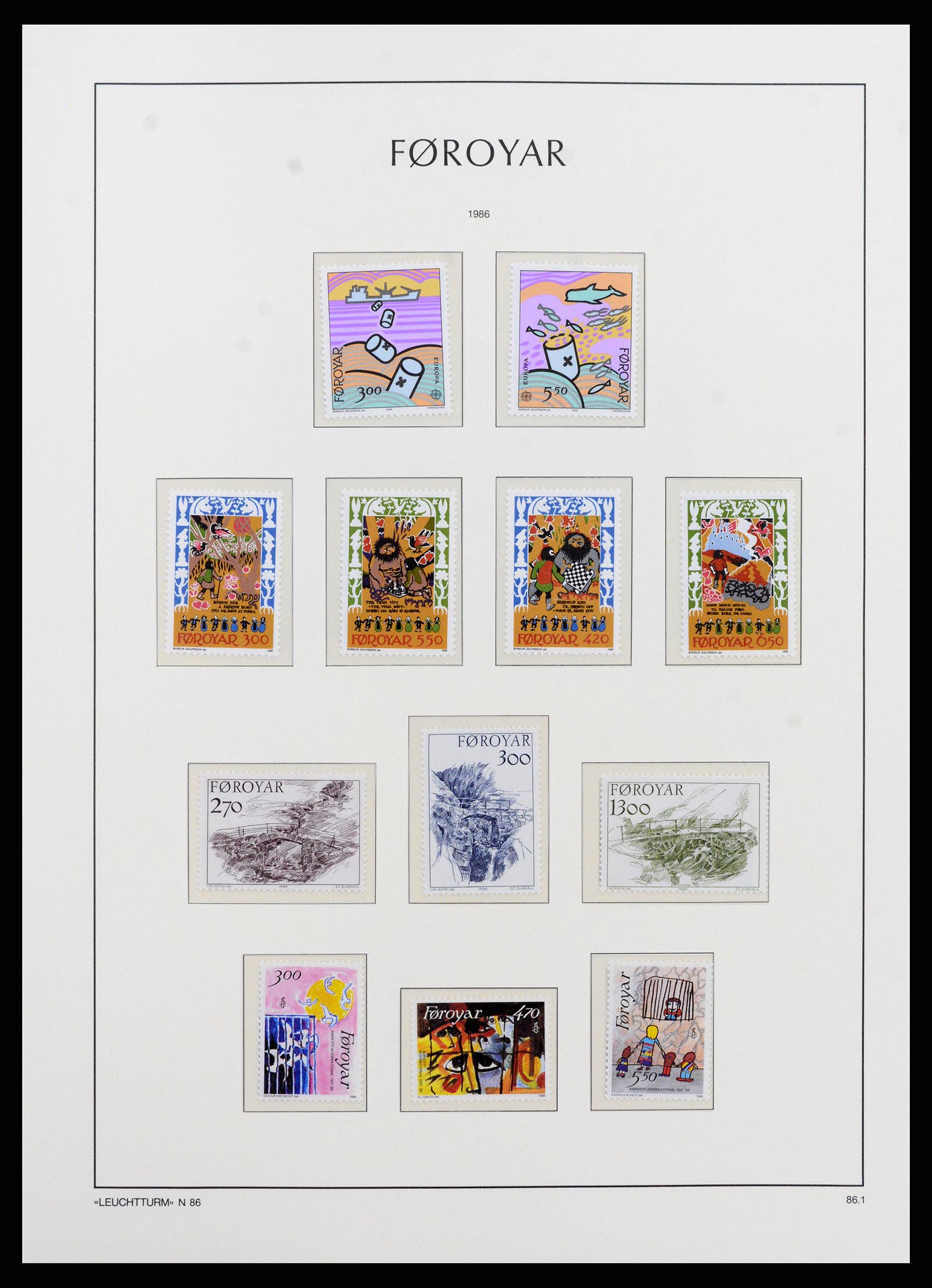 37917 013 - Stamp Collection 37917 Faroe Islands 1975-2014.