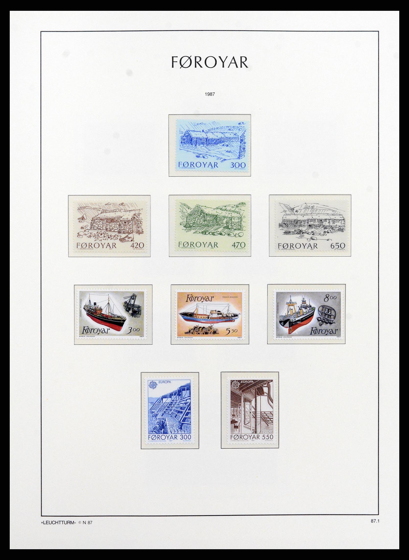 37917 015 - Stamp Collection 37917 Faroe Islands 1975-2014.