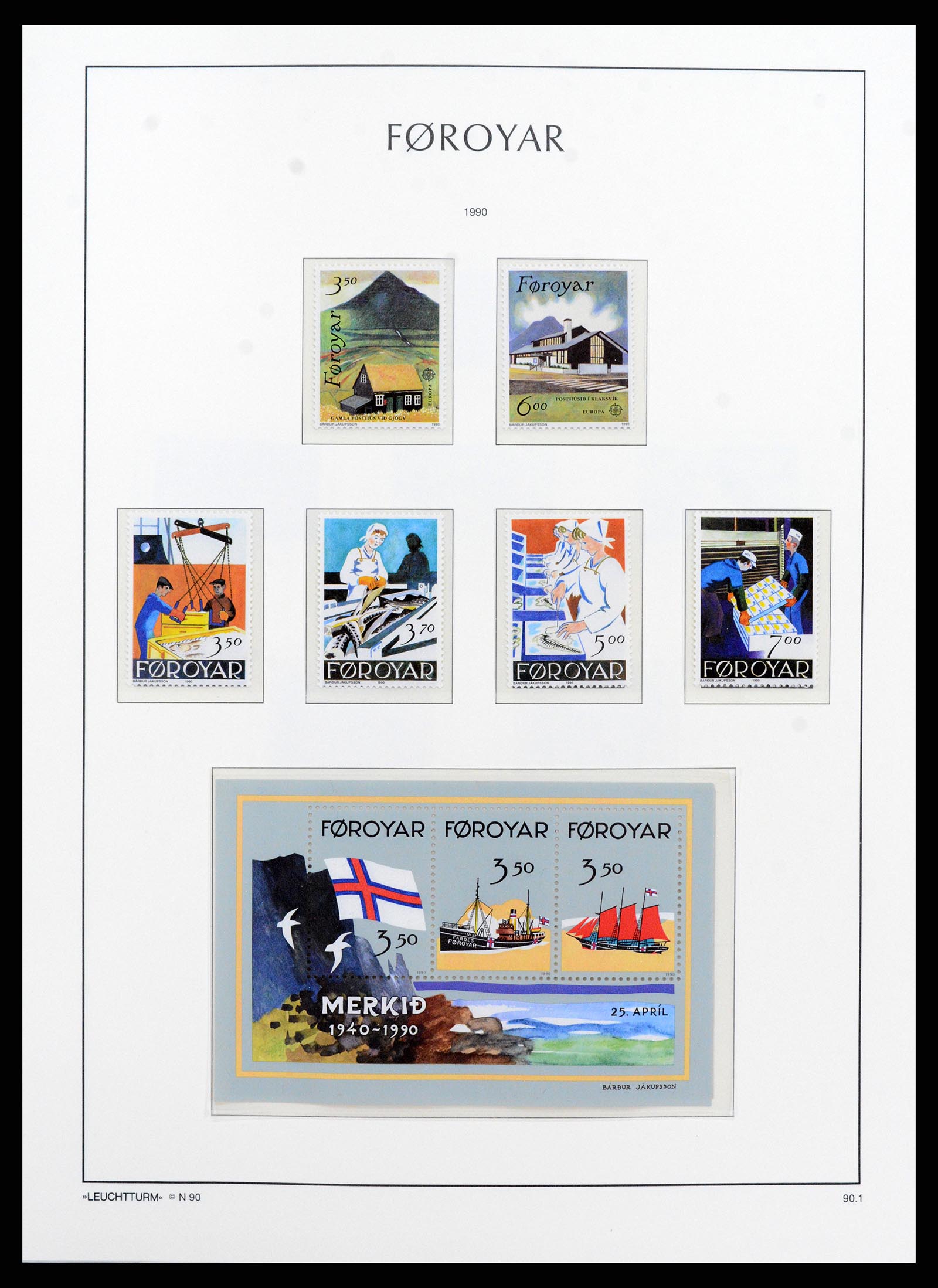 37917 020 - Stamp Collection 37917 Faroe Islands 1975-2014.
