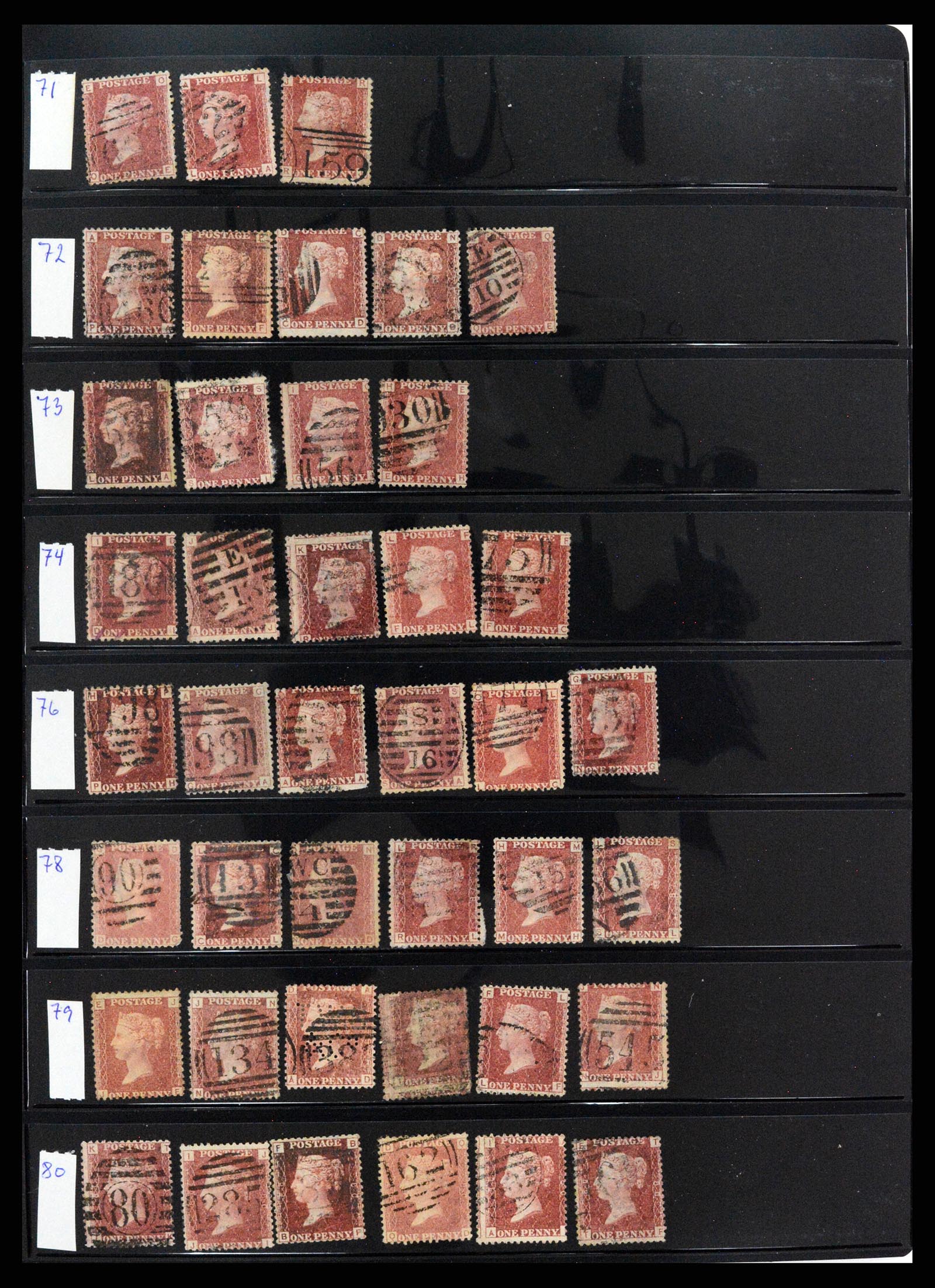 37921 035 - Stamp Collection 37921 Great Britain 1840-1887.