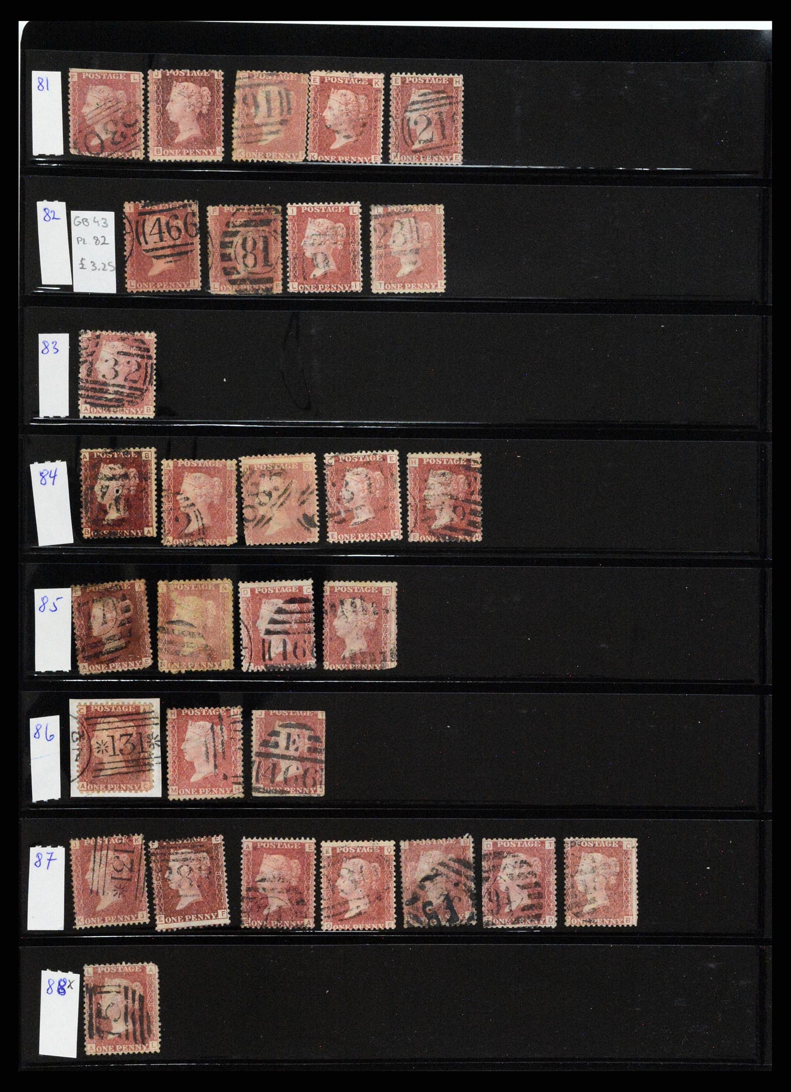 37921 036 - Stamp Collection 37921 Great Britain 1840-1887.