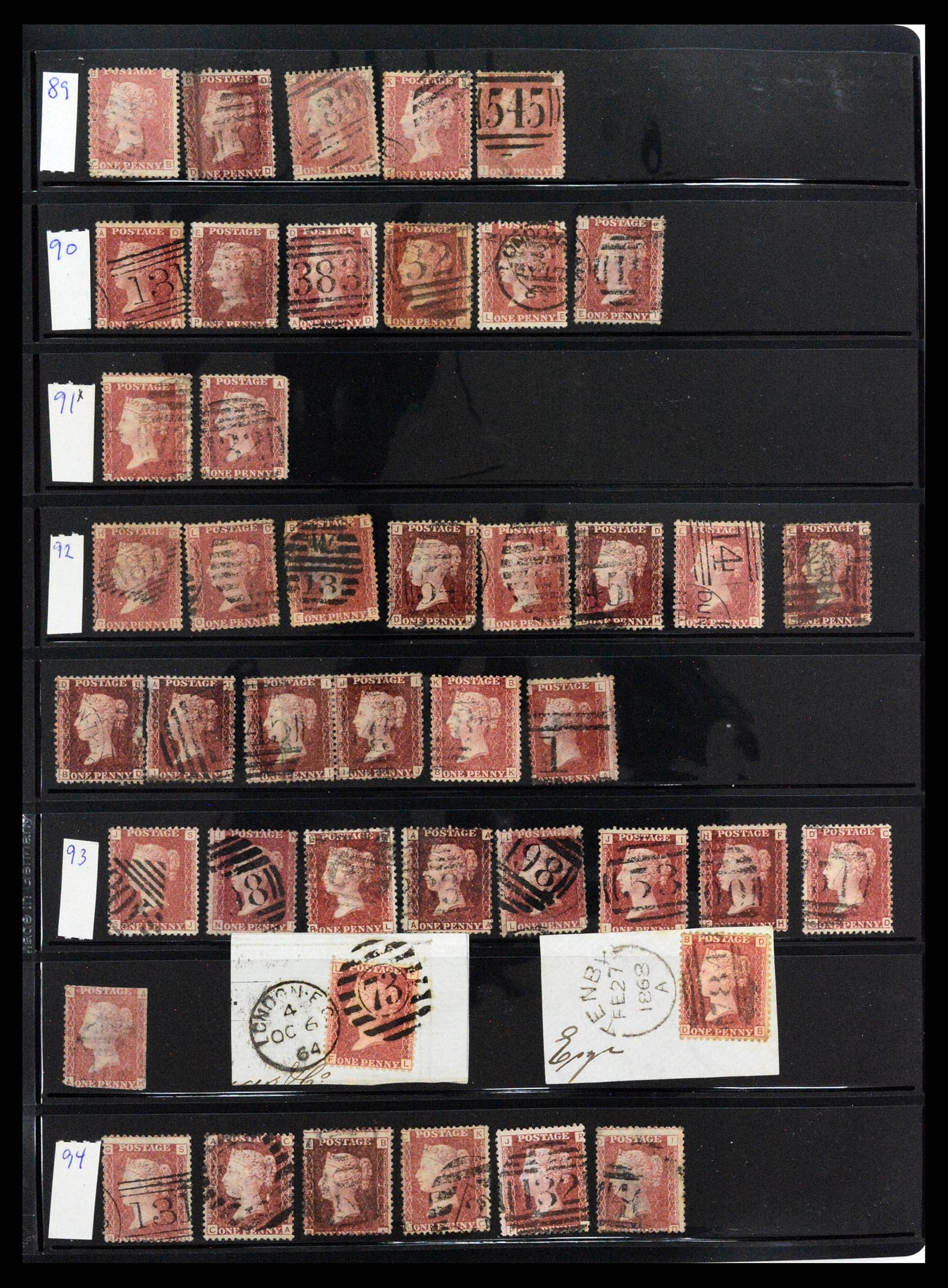 37921 037 - Stamp Collection 37921 Great Britain 1840-1887.