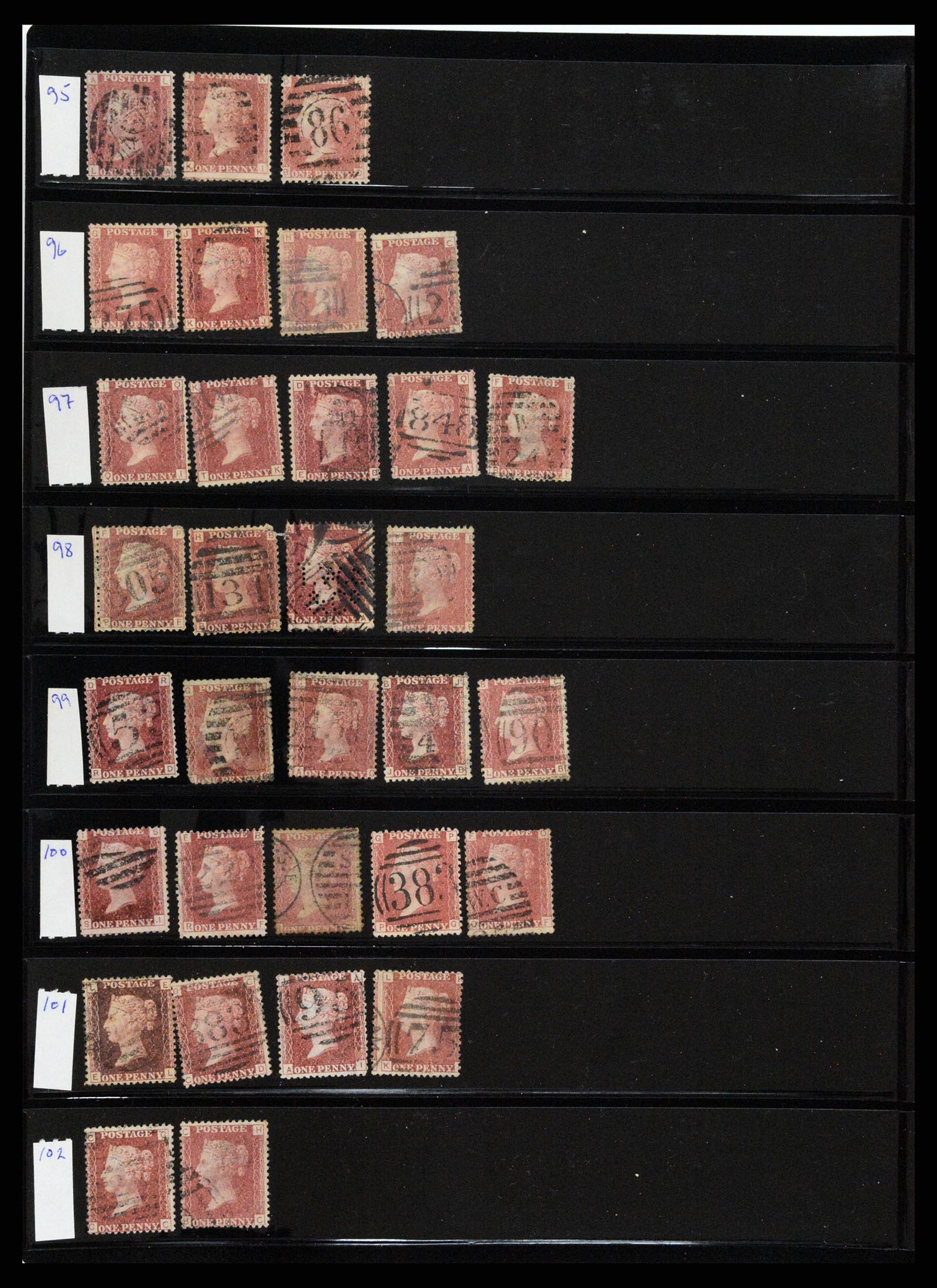37921 038 - Stamp Collection 37921 Great Britain 1840-1887.