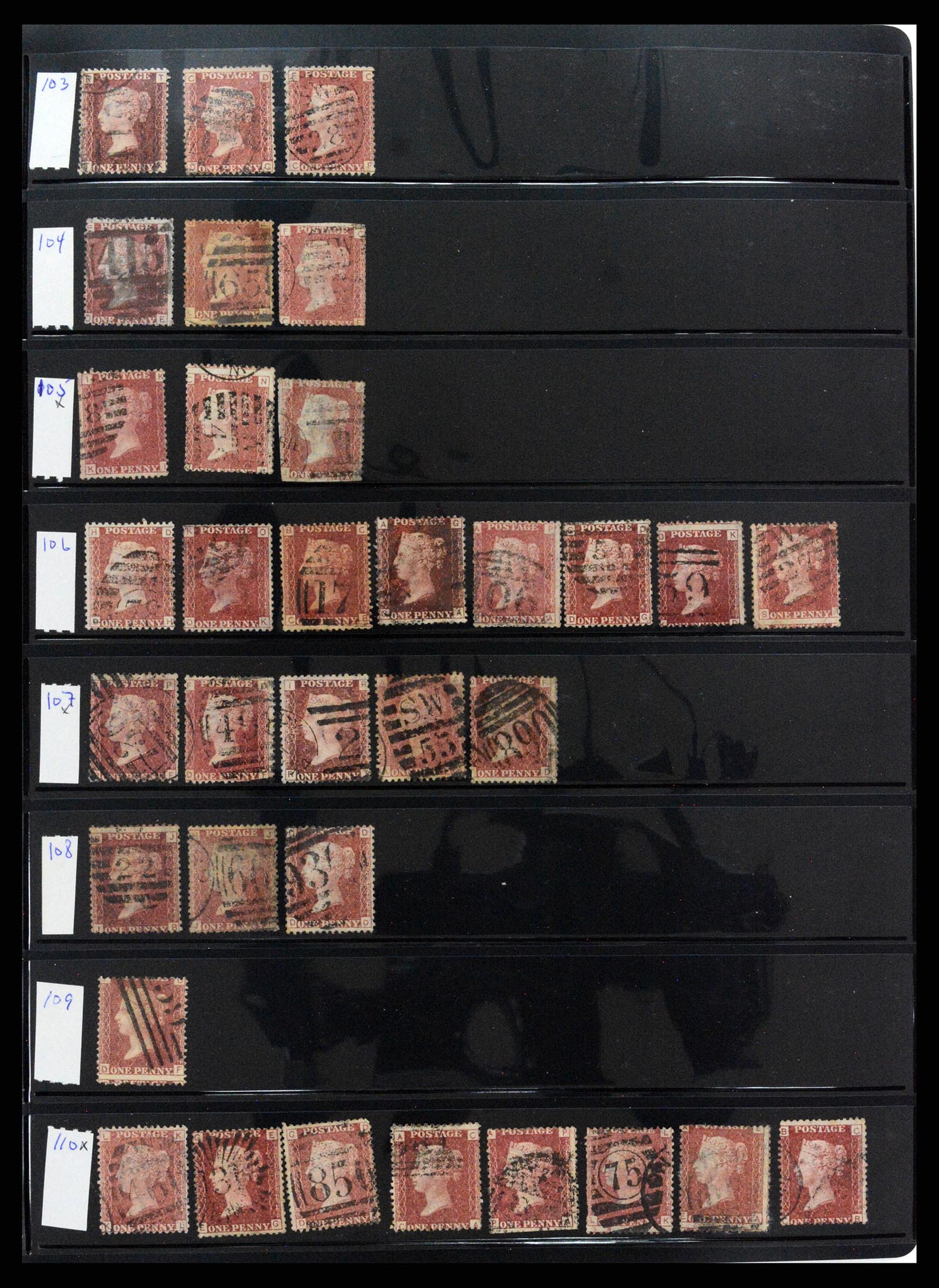 37921 039 - Stamp Collection 37921 Great Britain 1840-1887.