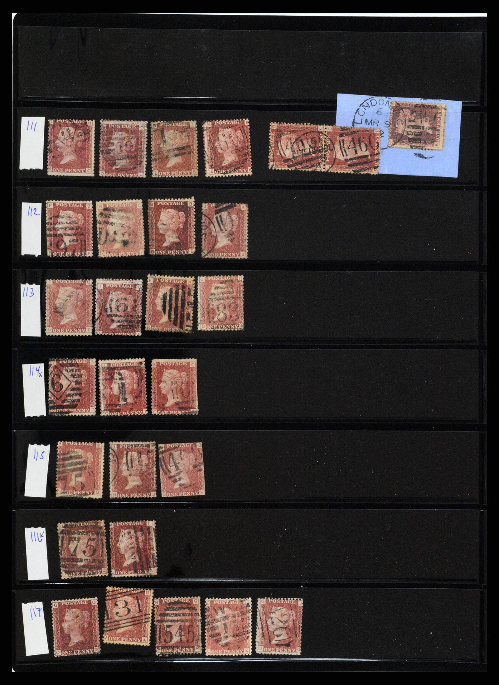 37921 040 - Stamp Collection 37921 Great Britain 1840-1887.