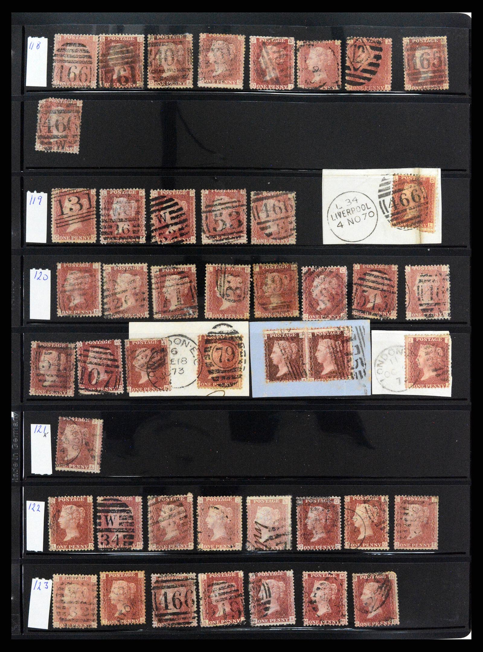 37921 041 - Stamp Collection 37921 Great Britain 1840-1887.