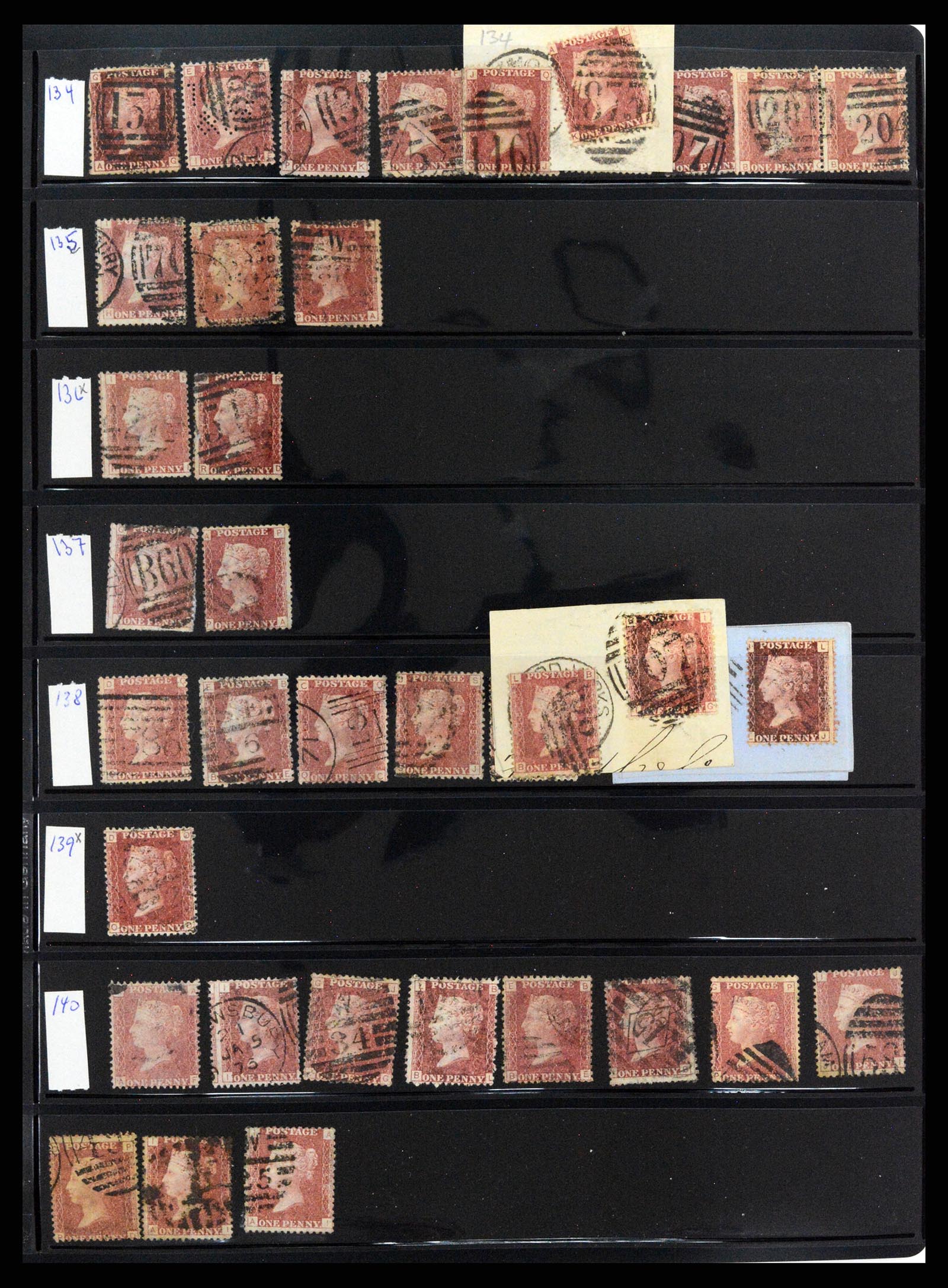 37921 043 - Stamp Collection 37921 Great Britain 1840-1887.