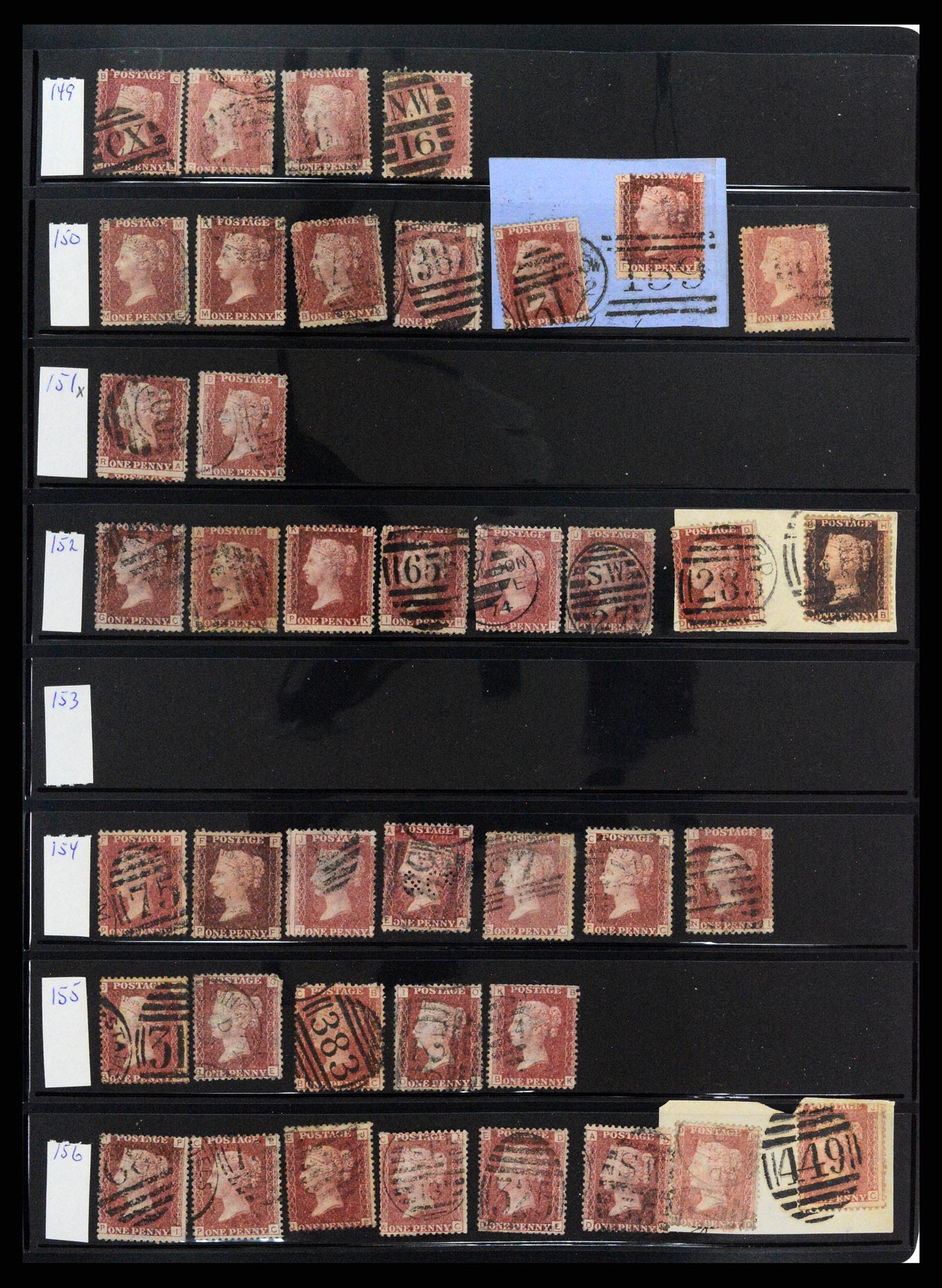 37921 045 - Stamp Collection 37921 Great Britain 1840-1887.