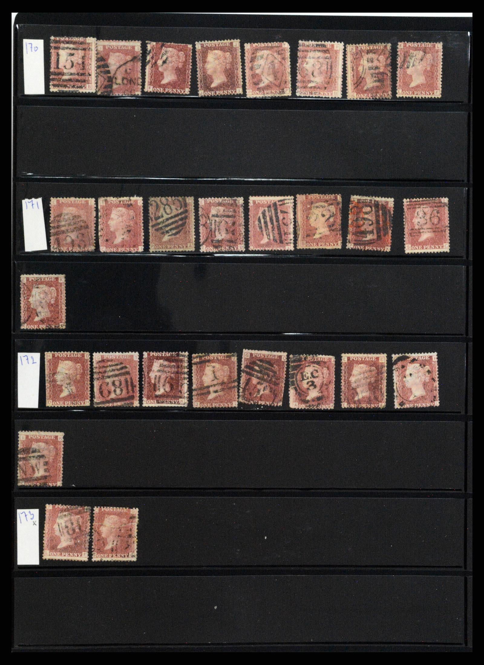 37921 048 - Stamp Collection 37921 Great Britain 1840-1887.