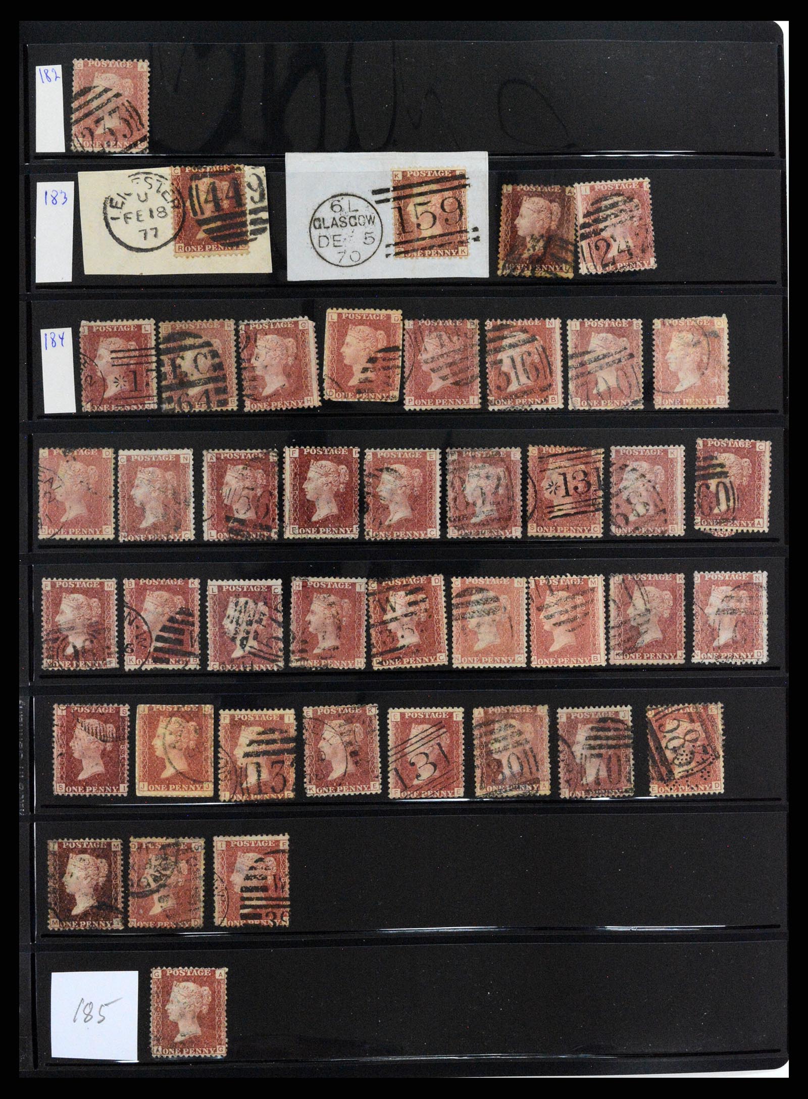 37921 051 - Stamp Collection 37921 Great Britain 1840-1887.