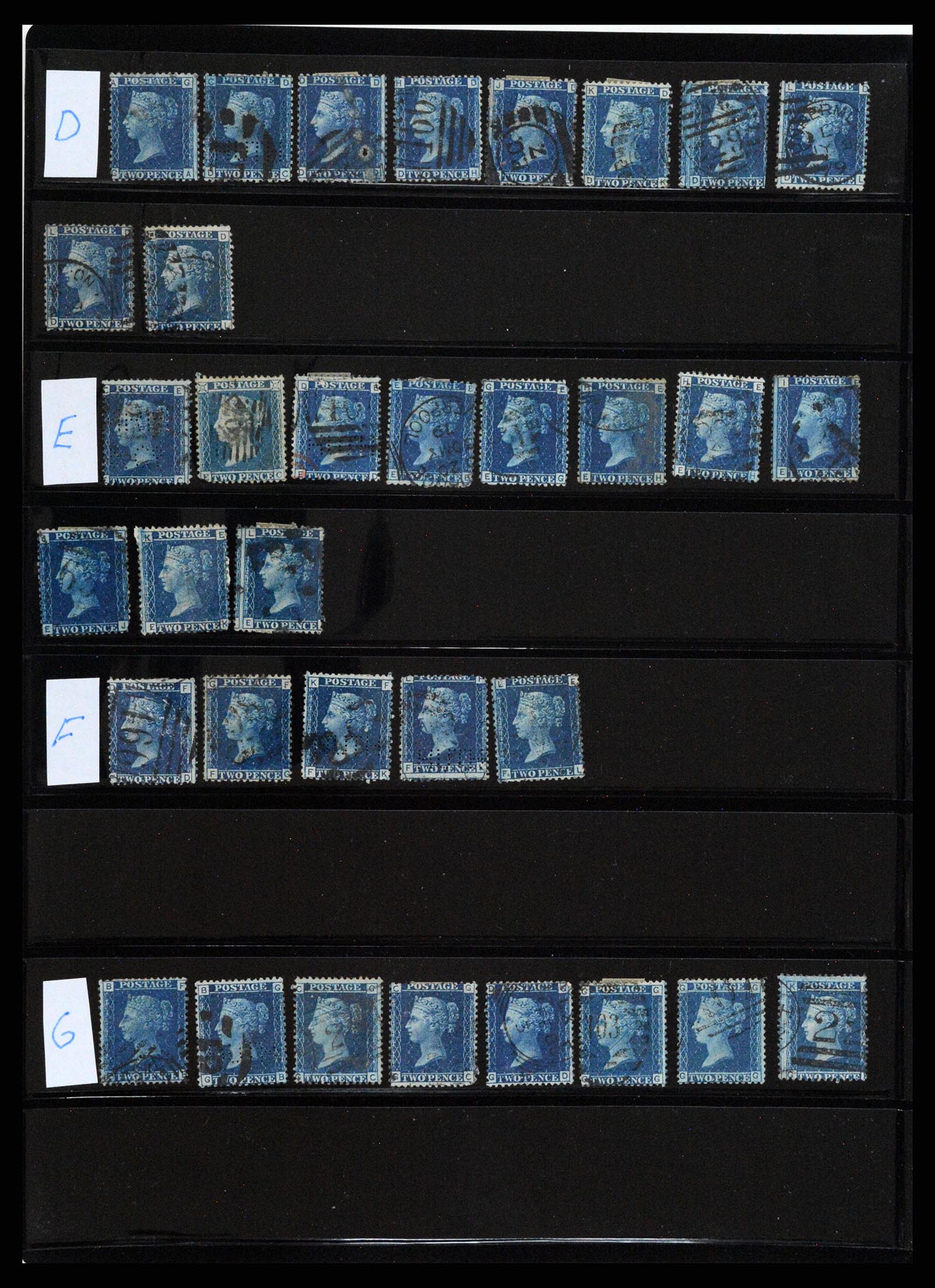 37921 060 - Stamp Collection 37921 Great Britain 1840-1887.