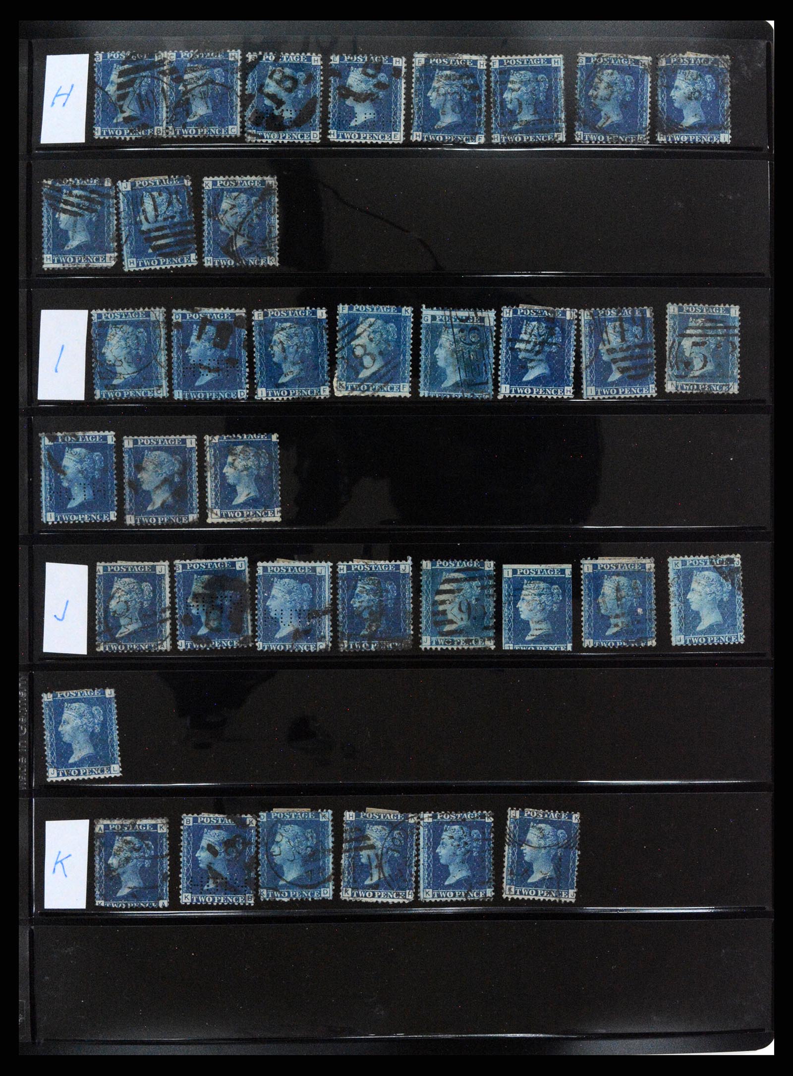 37921 061 - Stamp Collection 37921 Great Britain 1840-1887.