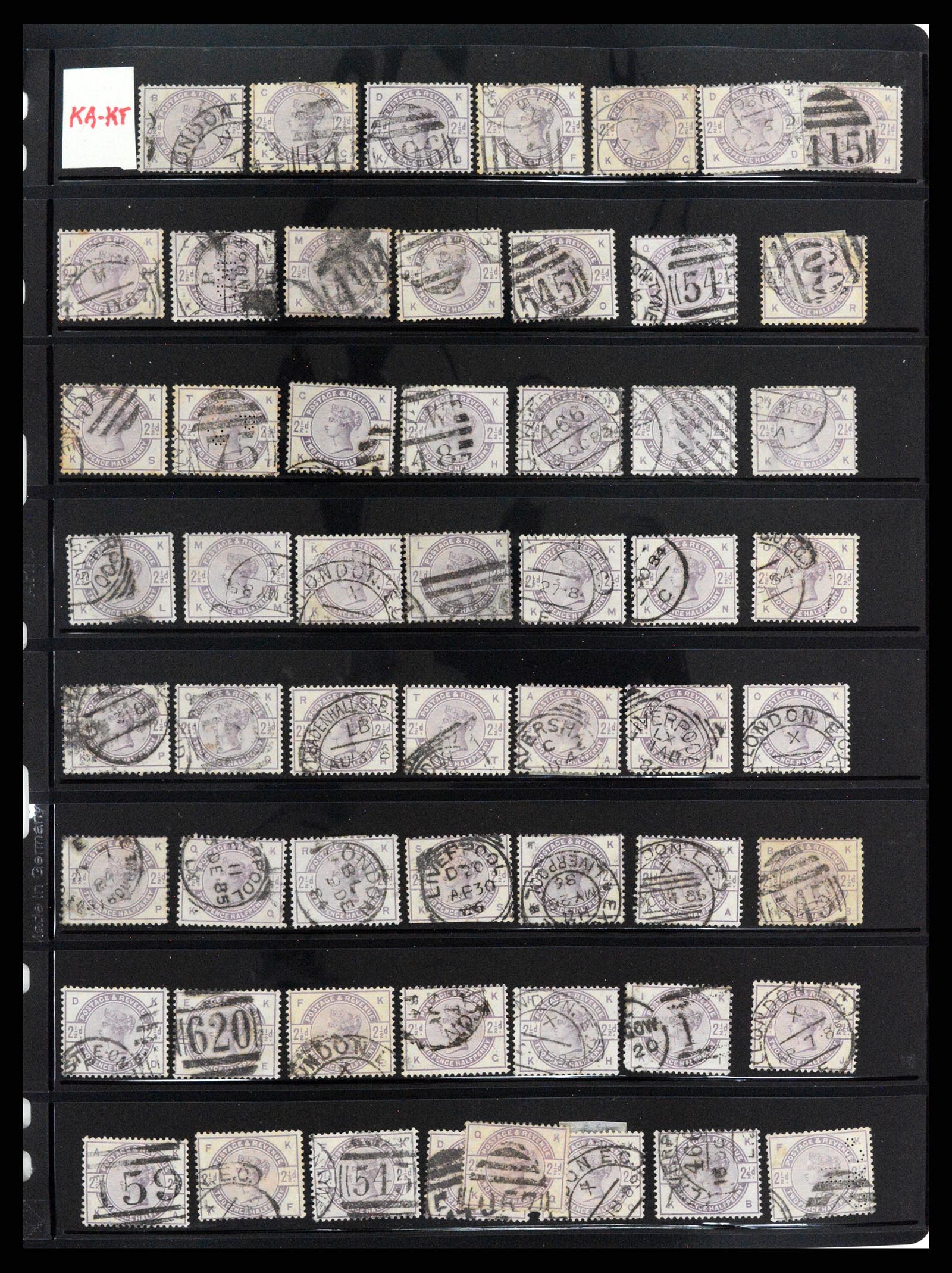 37921 123 - Stamp Collection 37921 Great Britain 1840-1887.