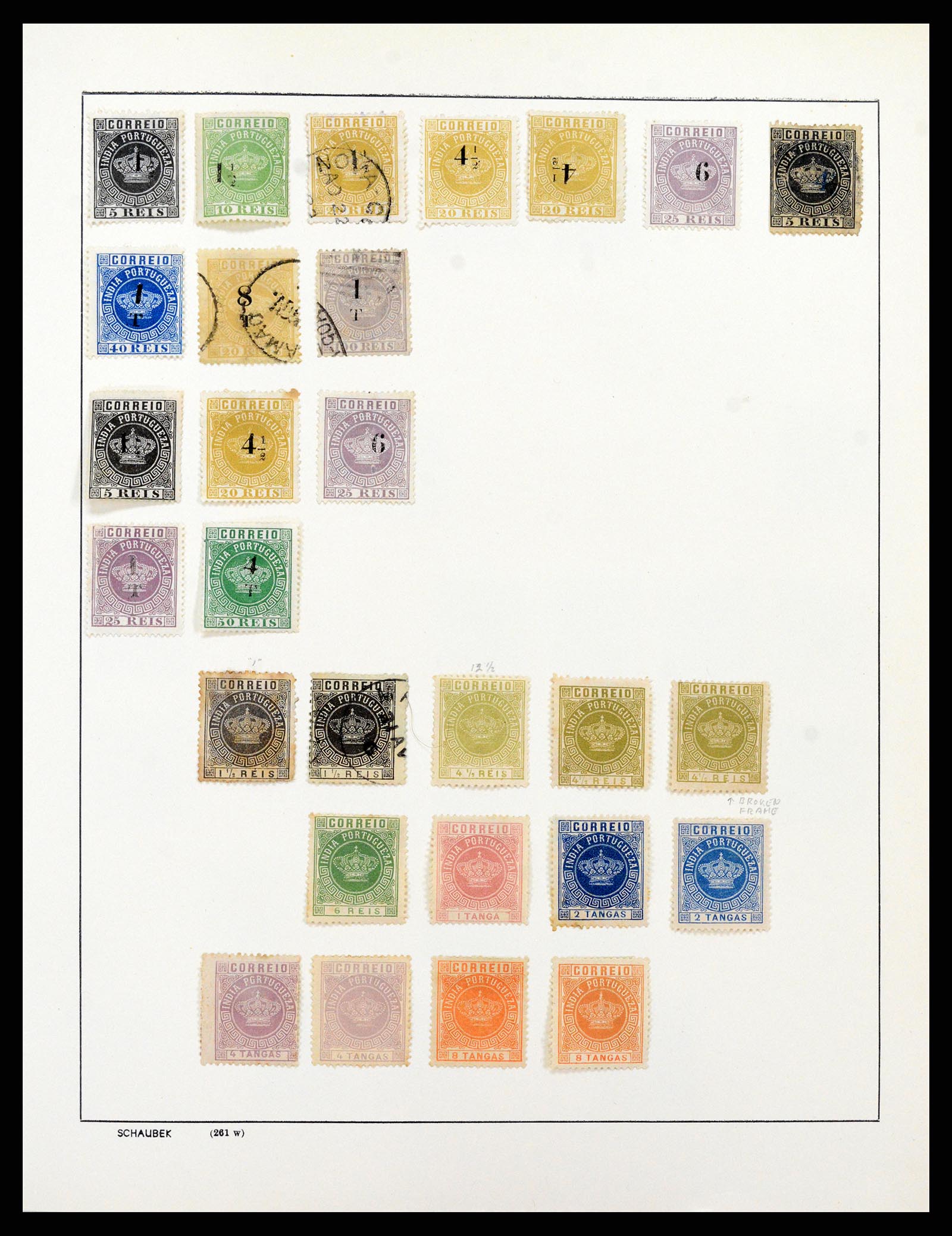 37924 003 - Postzegelverzameling 37924 Portugese koloniën 1871-1944.