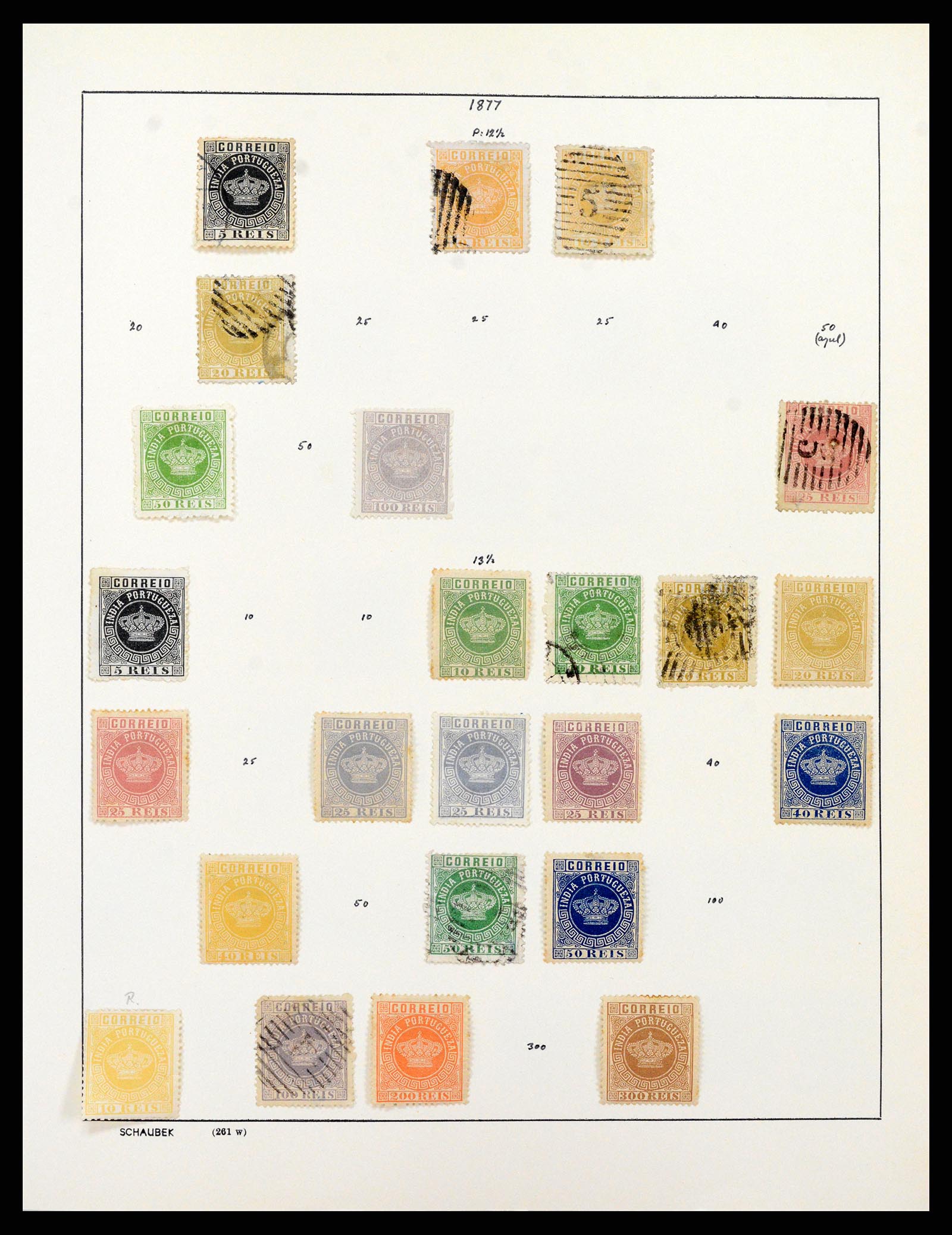 37924 004 - Postzegelverzameling 37924 Portugese koloniën 1871-1944.