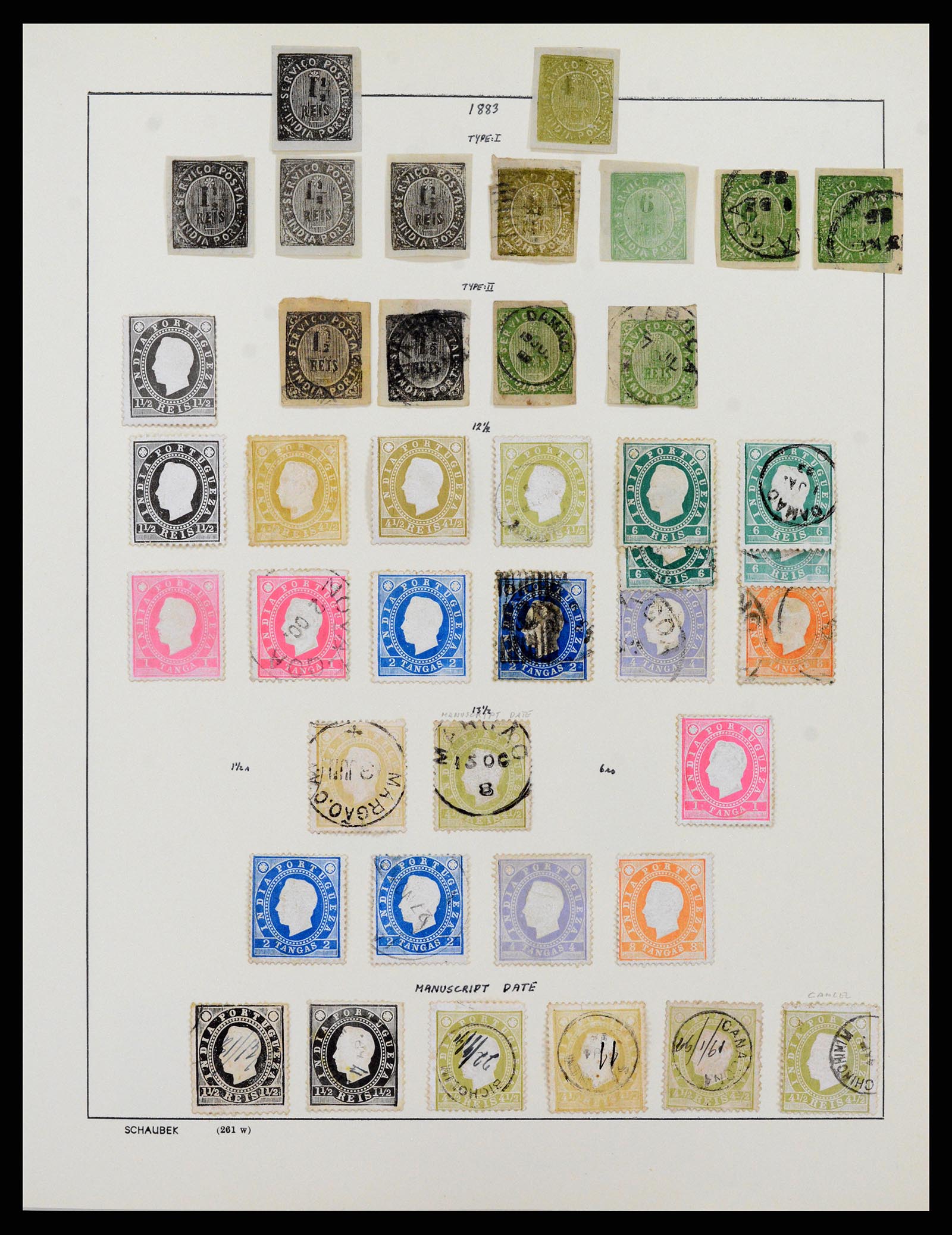 37924 006 - Postzegelverzameling 37924 Portugese koloniën 1871-1944.