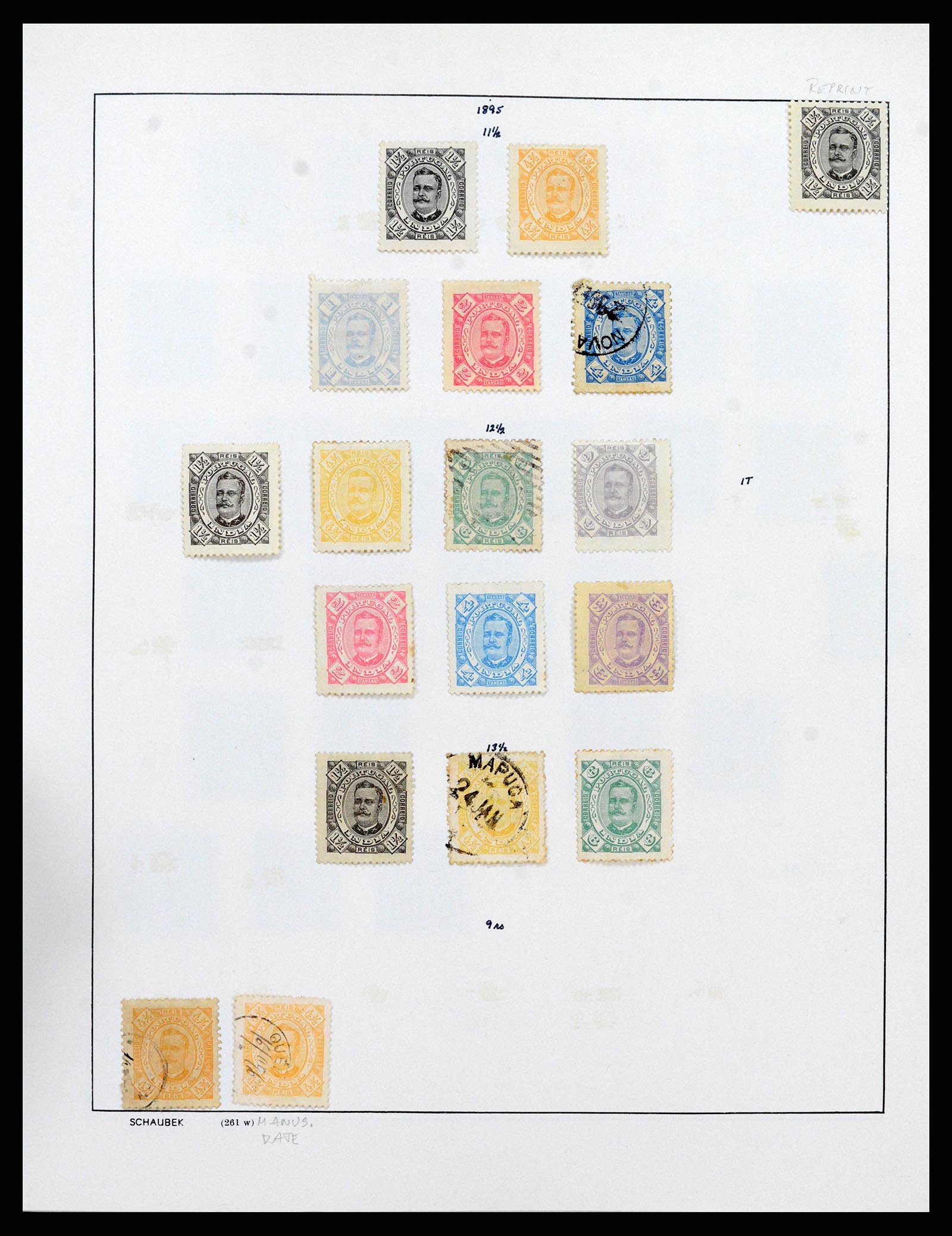 37924 007 - Postzegelverzameling 37924 Portugese koloniën 1871-1944.