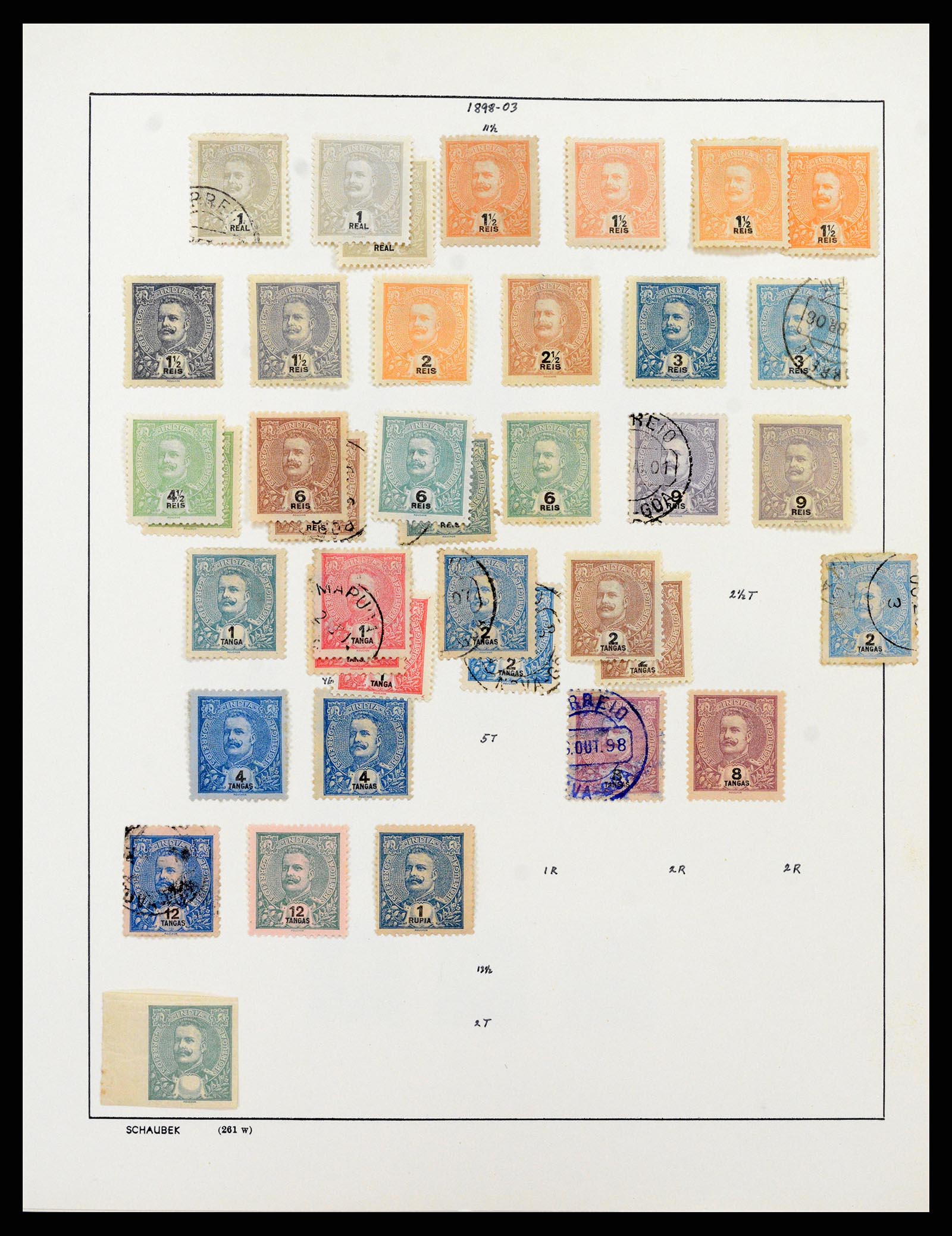 37924 008 - Postzegelverzameling 37924 Portugese koloniën 1871-1944.