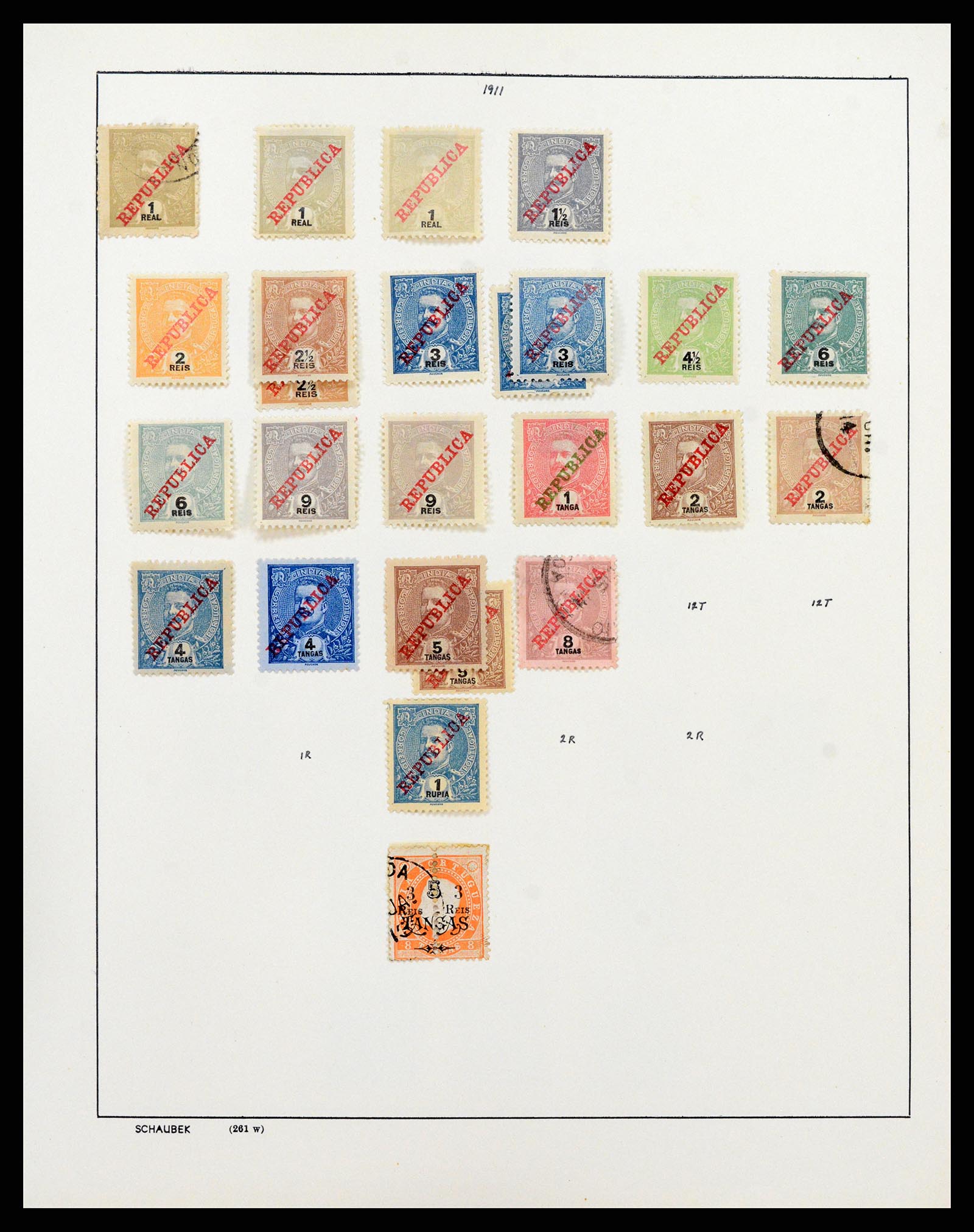 37924 011 - Postzegelverzameling 37924 Portugese koloniën 1871-1944.
