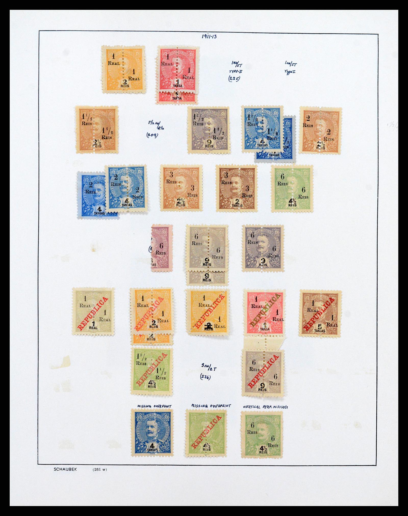37924 012 - Postzegelverzameling 37924 Portugese koloniën 1871-1944.
