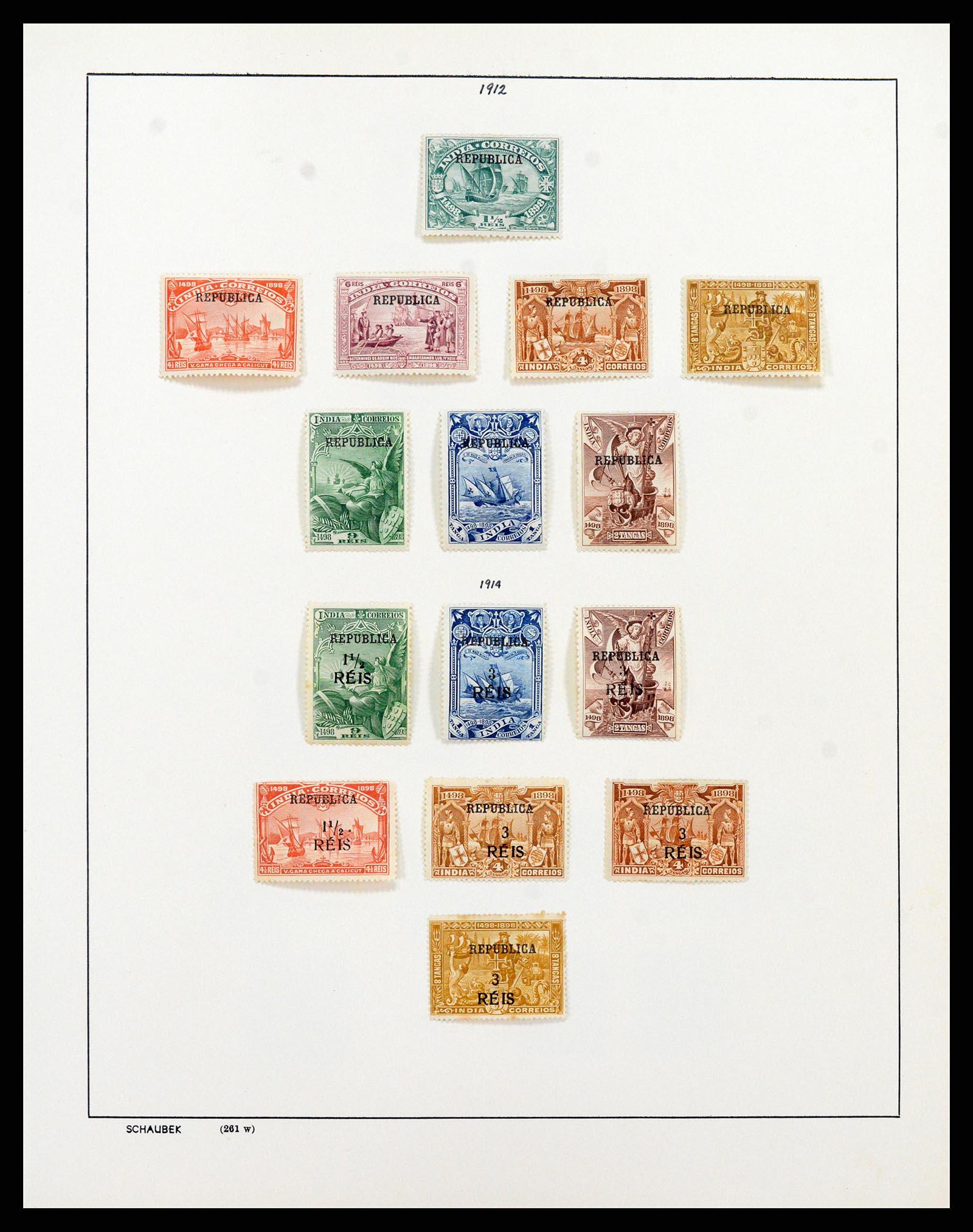 37924 013 - Postzegelverzameling 37924 Portugese koloniën 1871-1944.