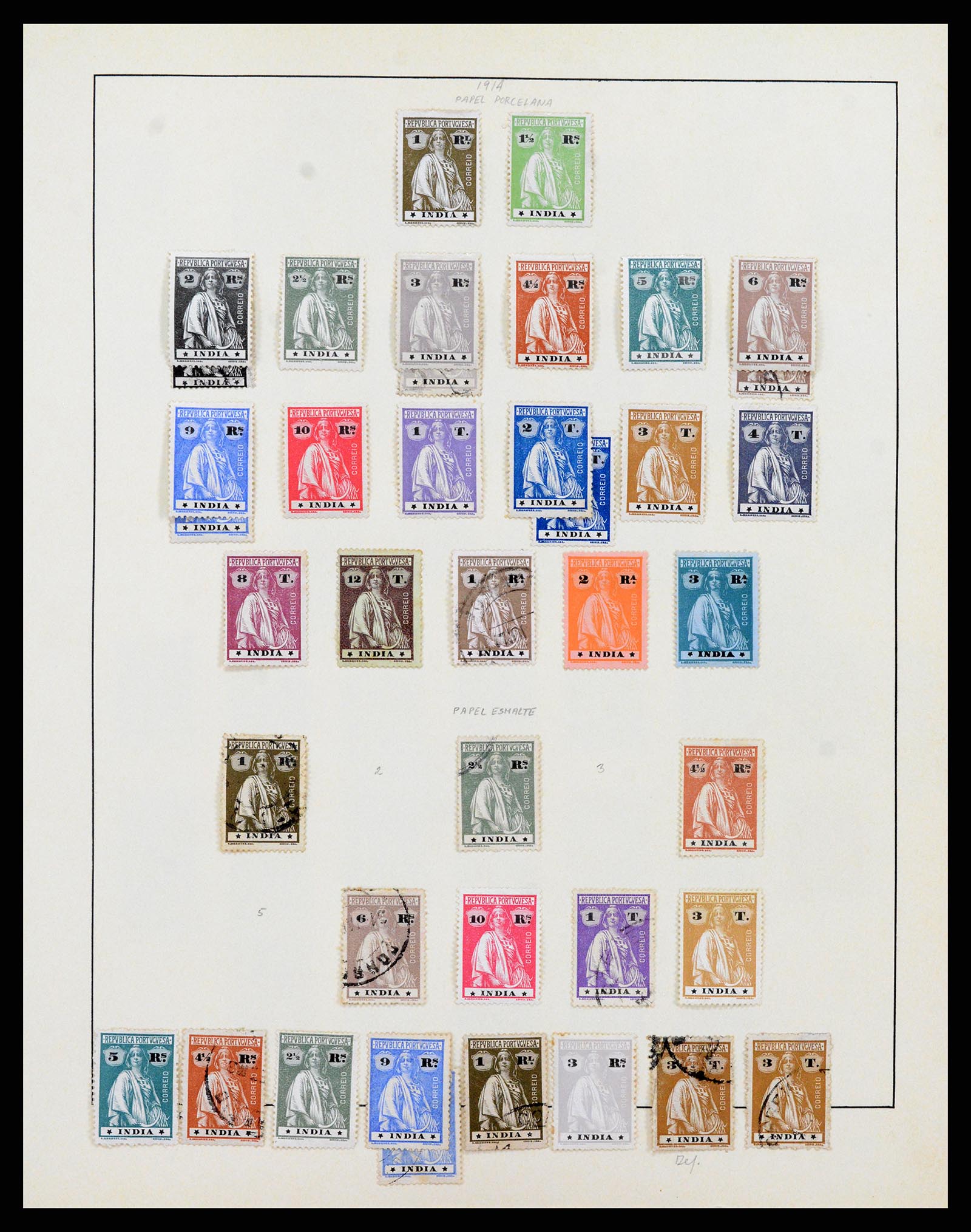 37924 015 - Postzegelverzameling 37924 Portugese koloniën 1871-1944.