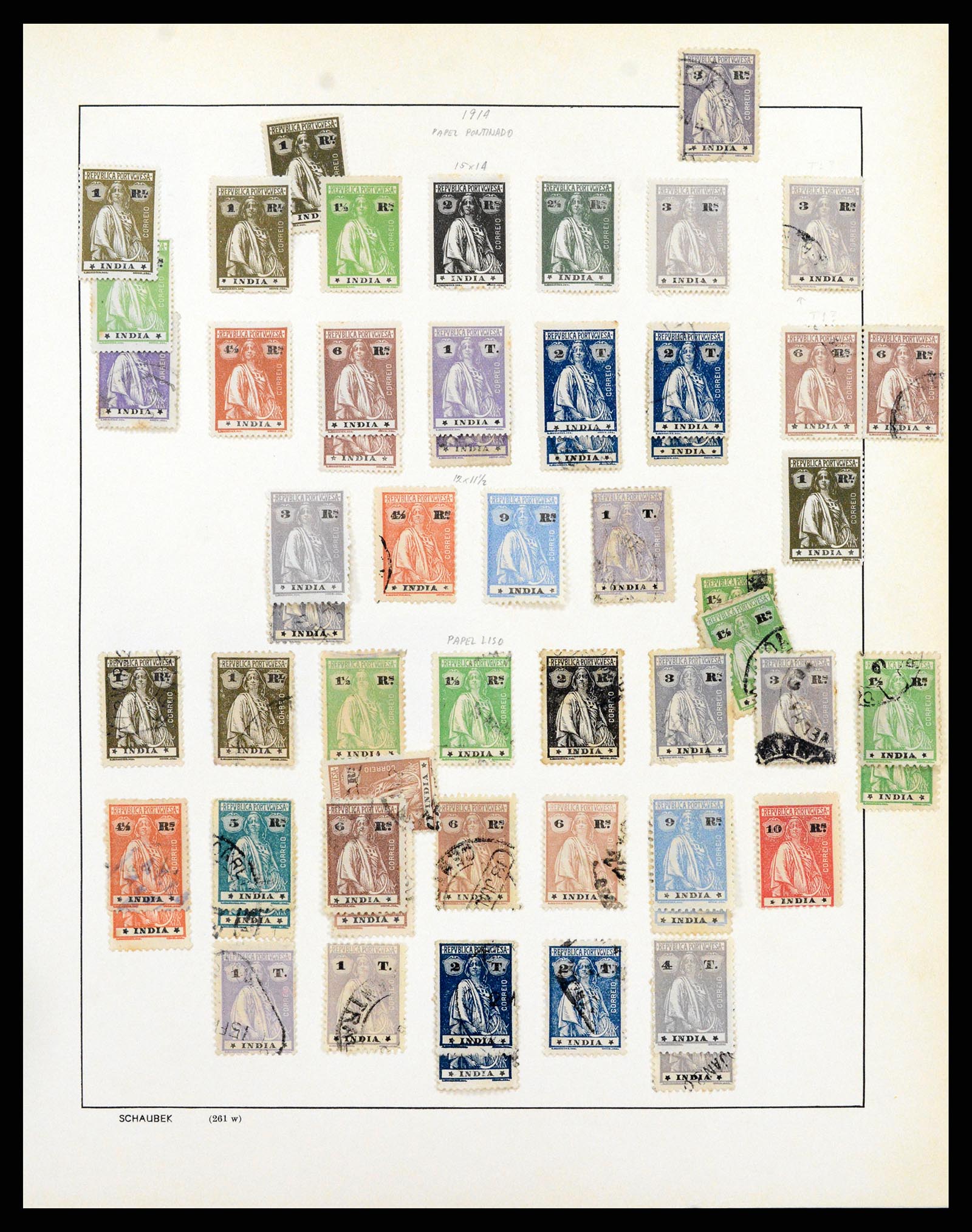 37924 016 - Postzegelverzameling 37924 Portugese koloniën 1871-1944.